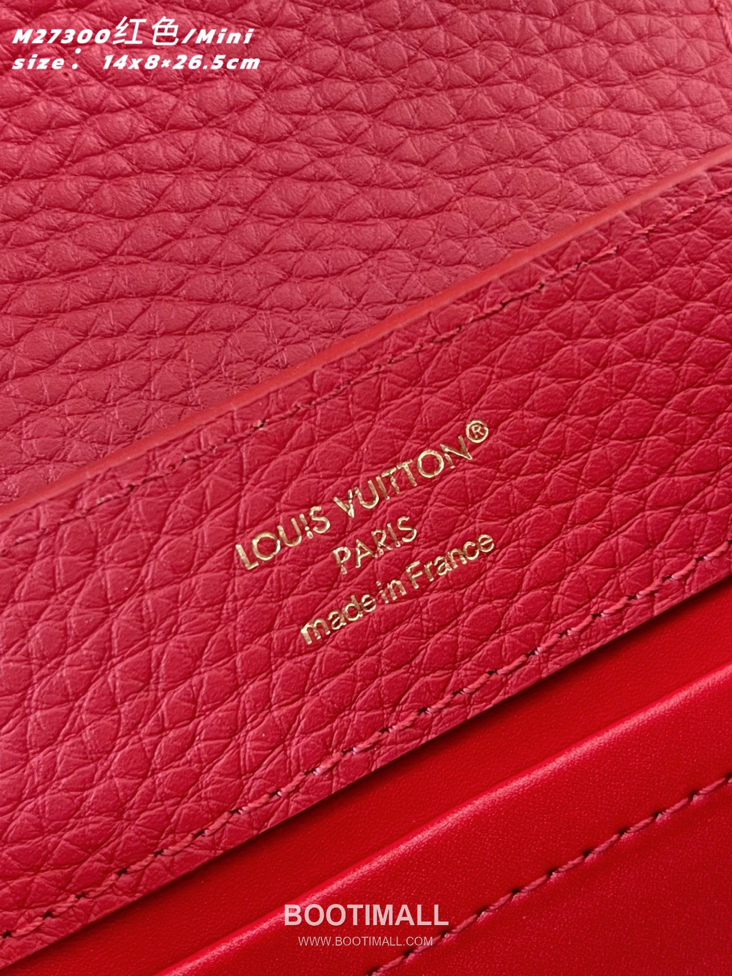 Louis Vuitton Capucines East-West Mini Taurillon Leather Top Handle Bag with Strap Logo Detail 루이비통 카퓌신 이스트웨스트 미니 타우릴론 레더 탑핸들백 M27300 22cm 10