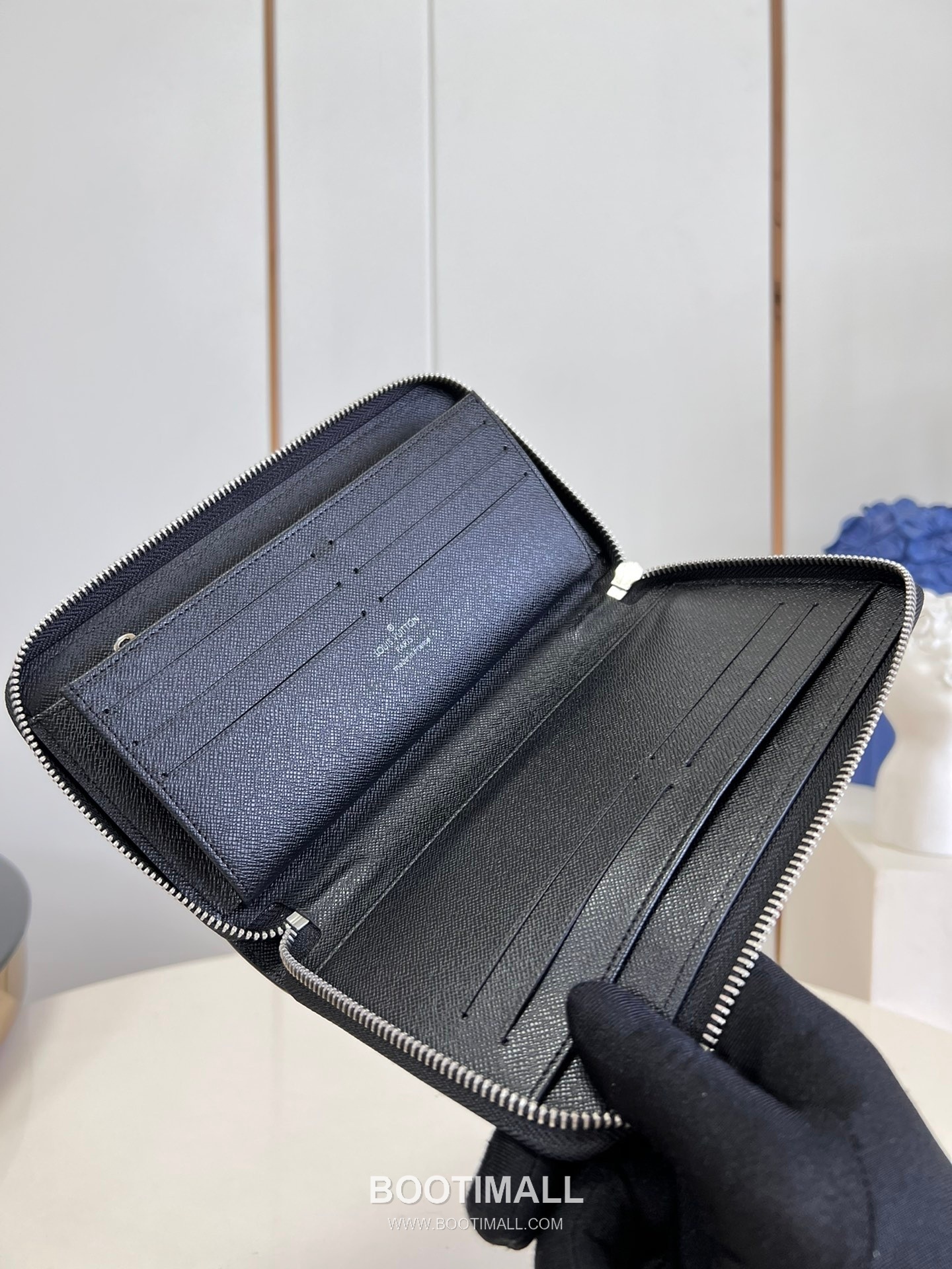 Louis Vuitton Monogram Canvas Long Wallet with Zip Pocket Card Slot Detail 루이비통 모노그램 캔버스 지퍼 장지갑 M30056 21cm 7