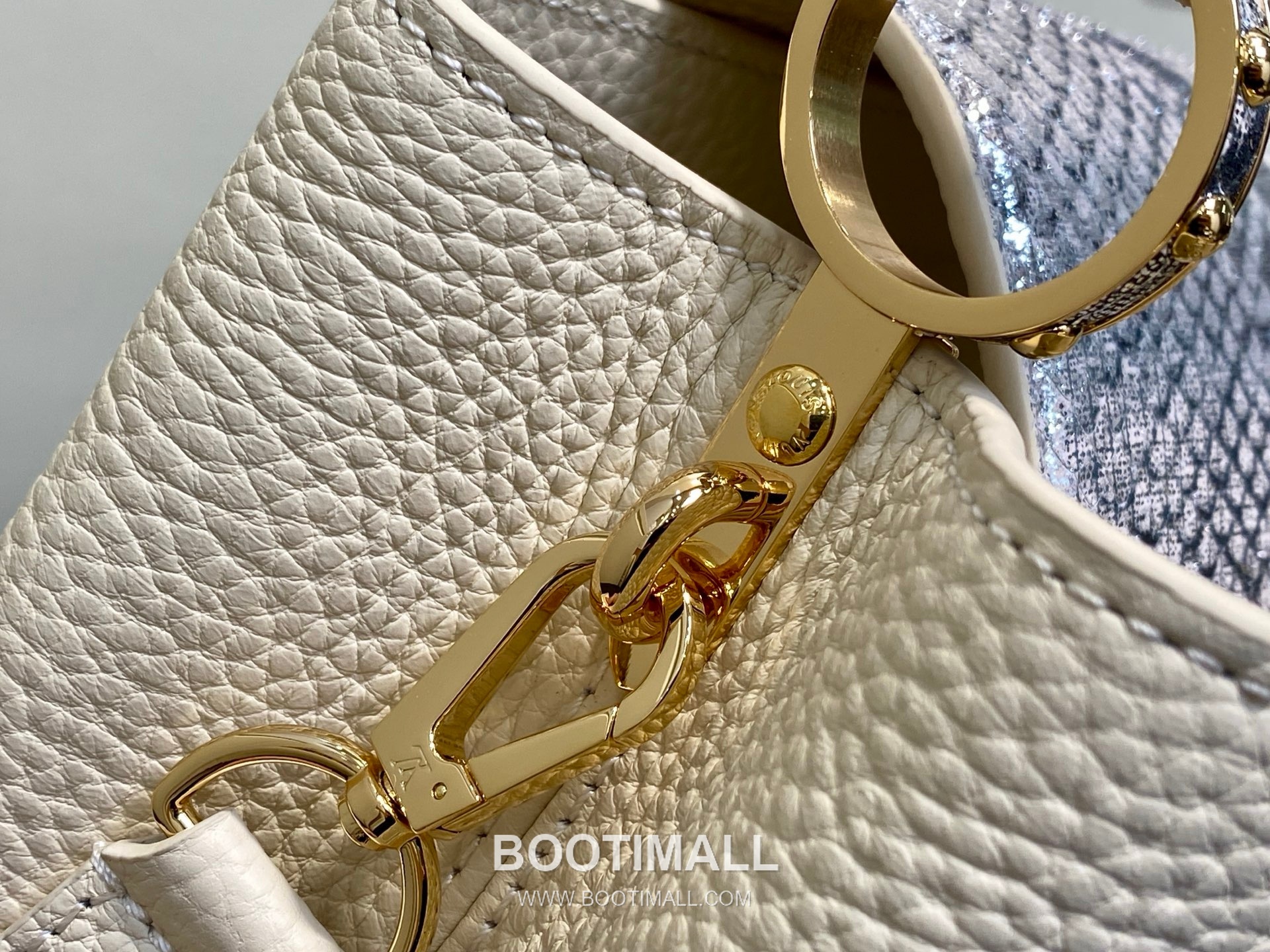 Louis Vuitton Capucines BB Taurillon Leather Top Handle Bag with Python Trim Chain Detail 루이비통 카퓌신 BB 타우릴론 레더 탑핸들백 M89369 27cm 8