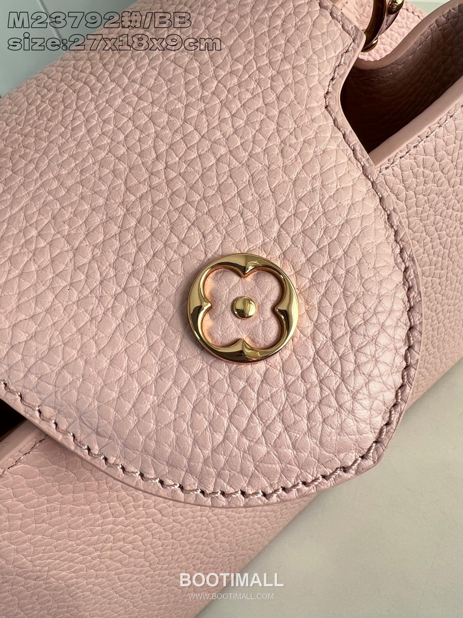 Louis Vuitton Capucines BB Taurillon Leather Top Handle Bag with Strap Logo Detail 루이비통 카퓌신 BB 타우릴론 레더 탑핸들백 M23792 27cm 8