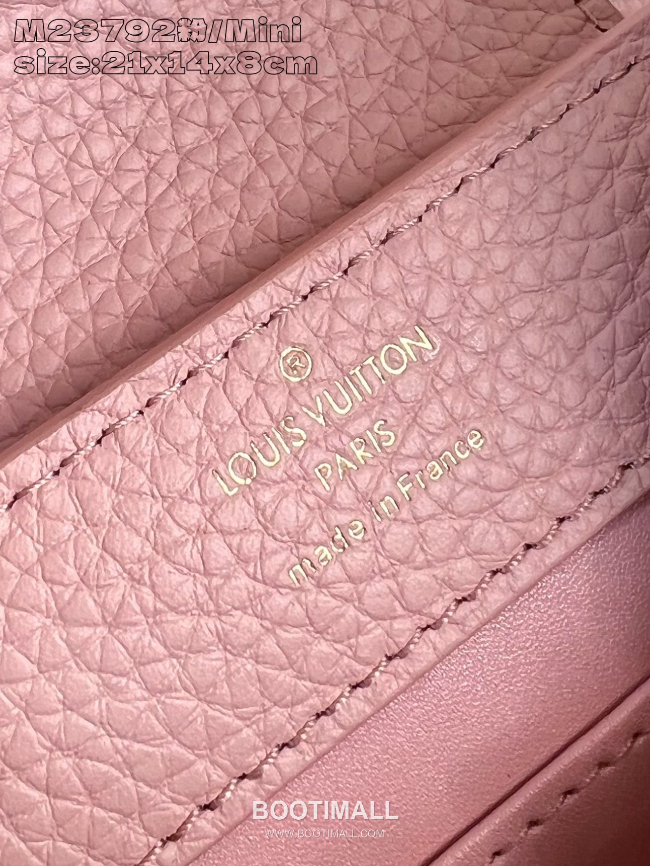 Louis Vuitton Capucines Mini Taurillon Leather Top Handle Bag with Strap Logo Detail 루이비통 카퓌신 미니 타우릴론 레더 탑핸들백 M23792 21cm 9