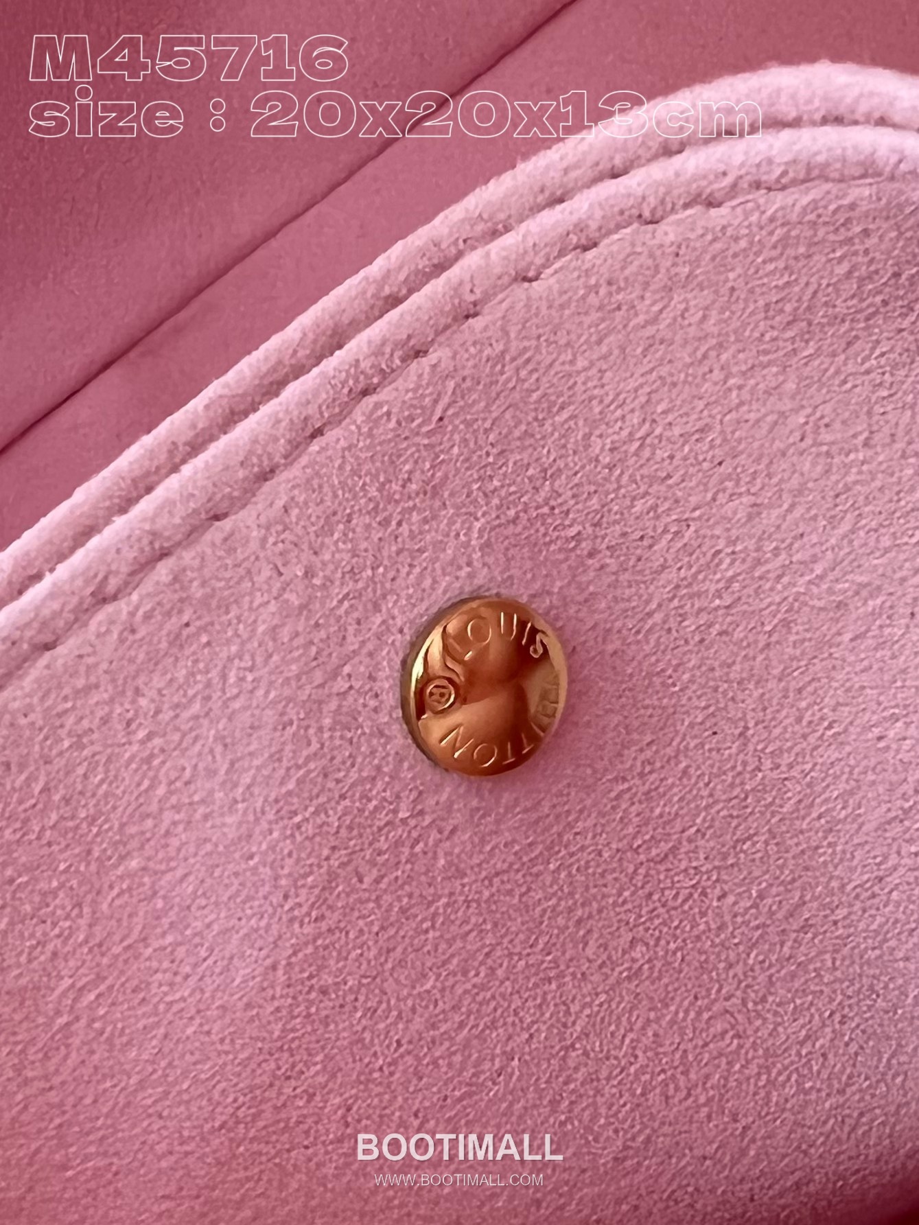 Louis Vuitton Néonoé BB Monogram Empreinte Calfskin Leather Bucket Bag with Drawstring Strap Detail 루이비통 네오노에 BB 모노그램 앙프렝뜨 카프스킨 레더 버킷백 M45716 20cm 7