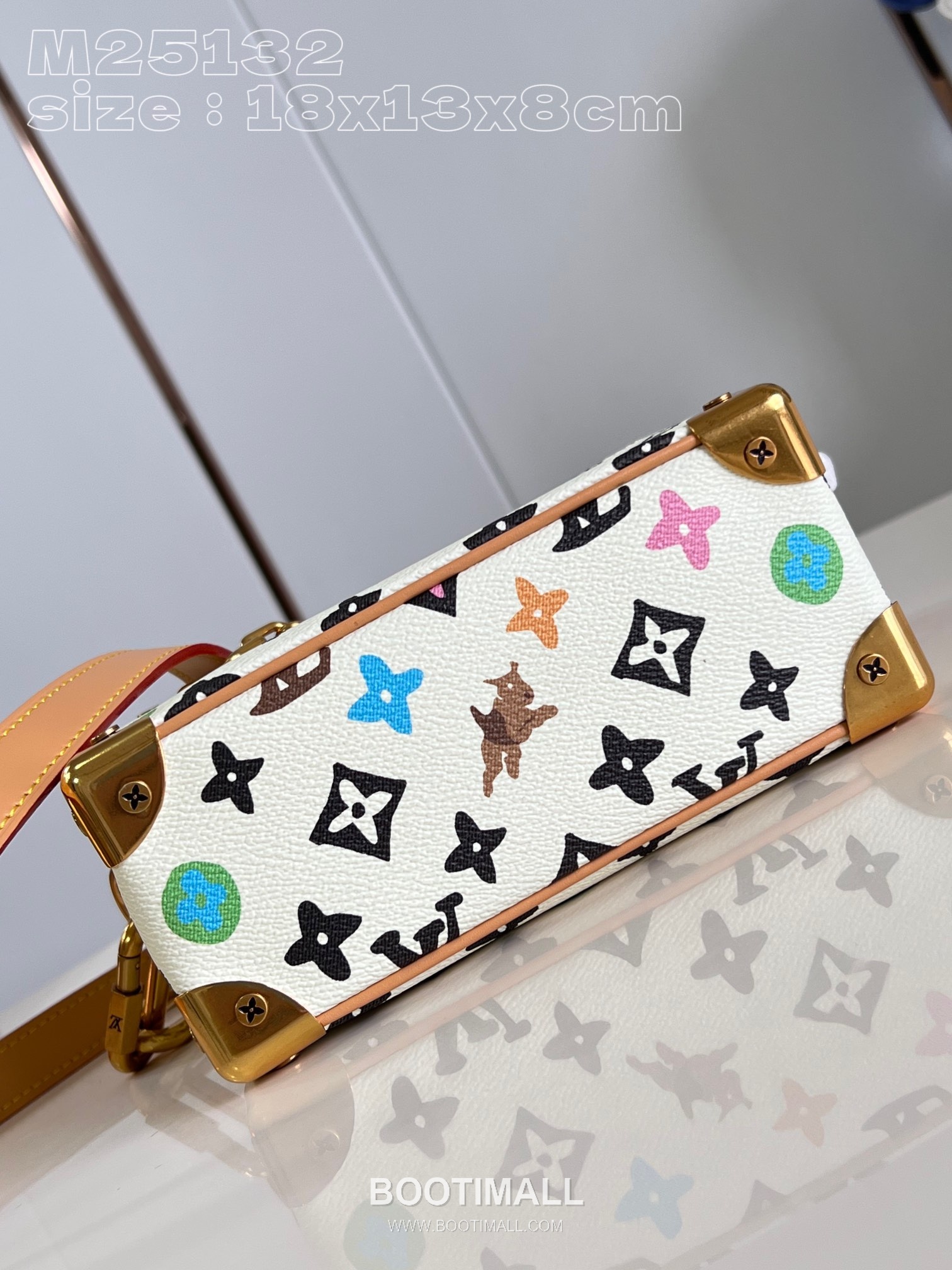 Louis Vuitton Mini Soft Trunk Monogram Canvas Crossbody Bag with Chain Zip Detail 루이비통 미니 소프트 트렁크 모노그램 캔버스 크로스바디백 M25132 18.5cm 5