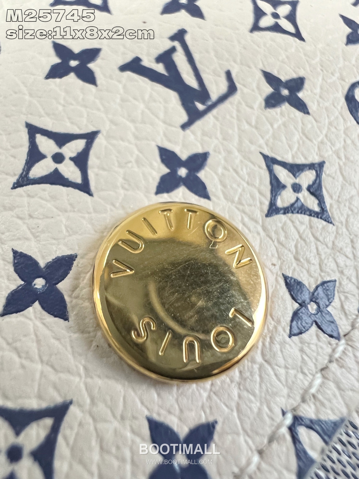 Louis Vuitton Rosalie Calfskin Leather Coin Wallet with Flap Card Slot Detail 루이비통 로잘리 카프스킨 레더 코인 월렛 M25745 11cm 3