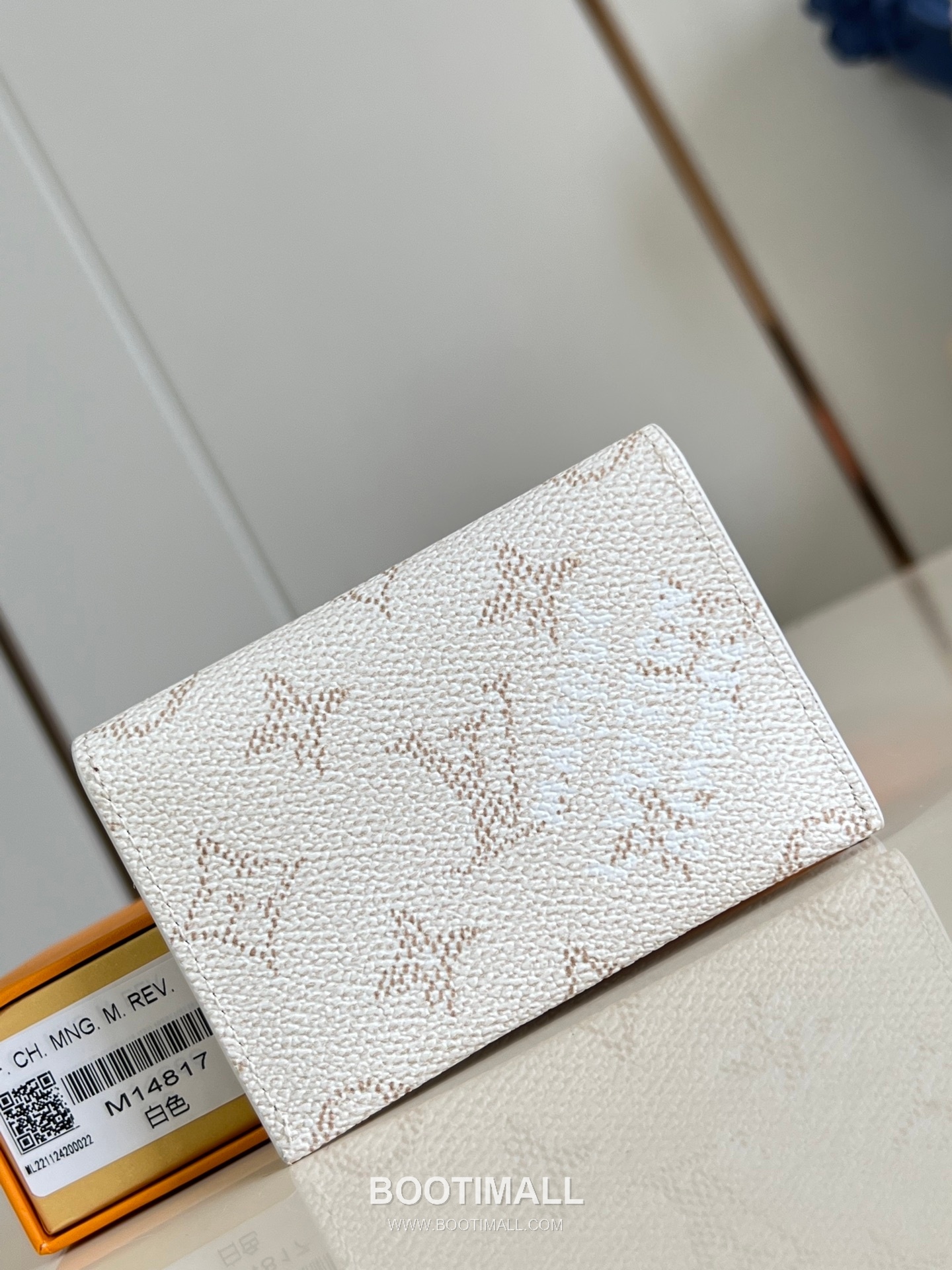 Louis Vuitton Enveloppe Carte de Visite Monogram Canvas Card Holder with Snap Button Flap Detail 루이비통 엔벨로프 카드 드 비지트 모노그램 캔버스 카드홀더 M14817 10.5cm 1