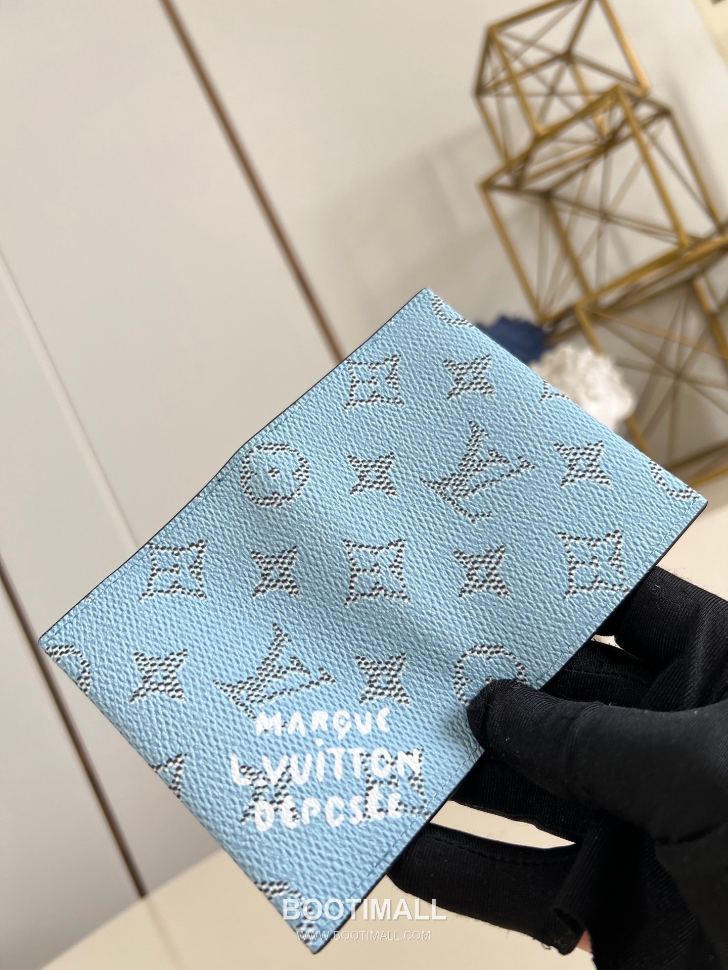 Louis Vuitton Enveloppe Carte de Visite Monogram Canvas Card Holder with Snap Button Flap Detail 루이비통 엔벨로프 카드 드 비지트 모노그램 캔버스 카드홀더 M14817 10.5cm 5