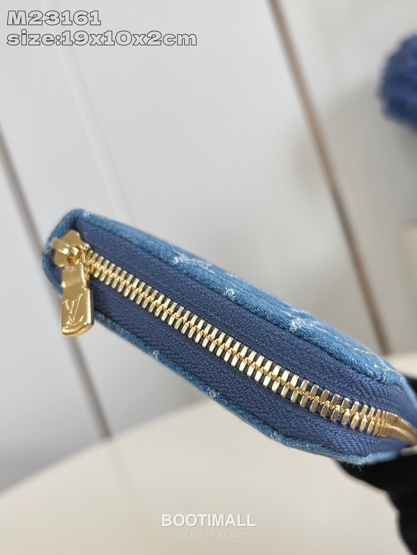 Louis Vuitton Zippy Monogram Denim Canvas Wallet with Cherry Zip Pocket Detail 루이비통 지피 모노그램 데님 캔버스 장지갑 M23161 19.5cm 5