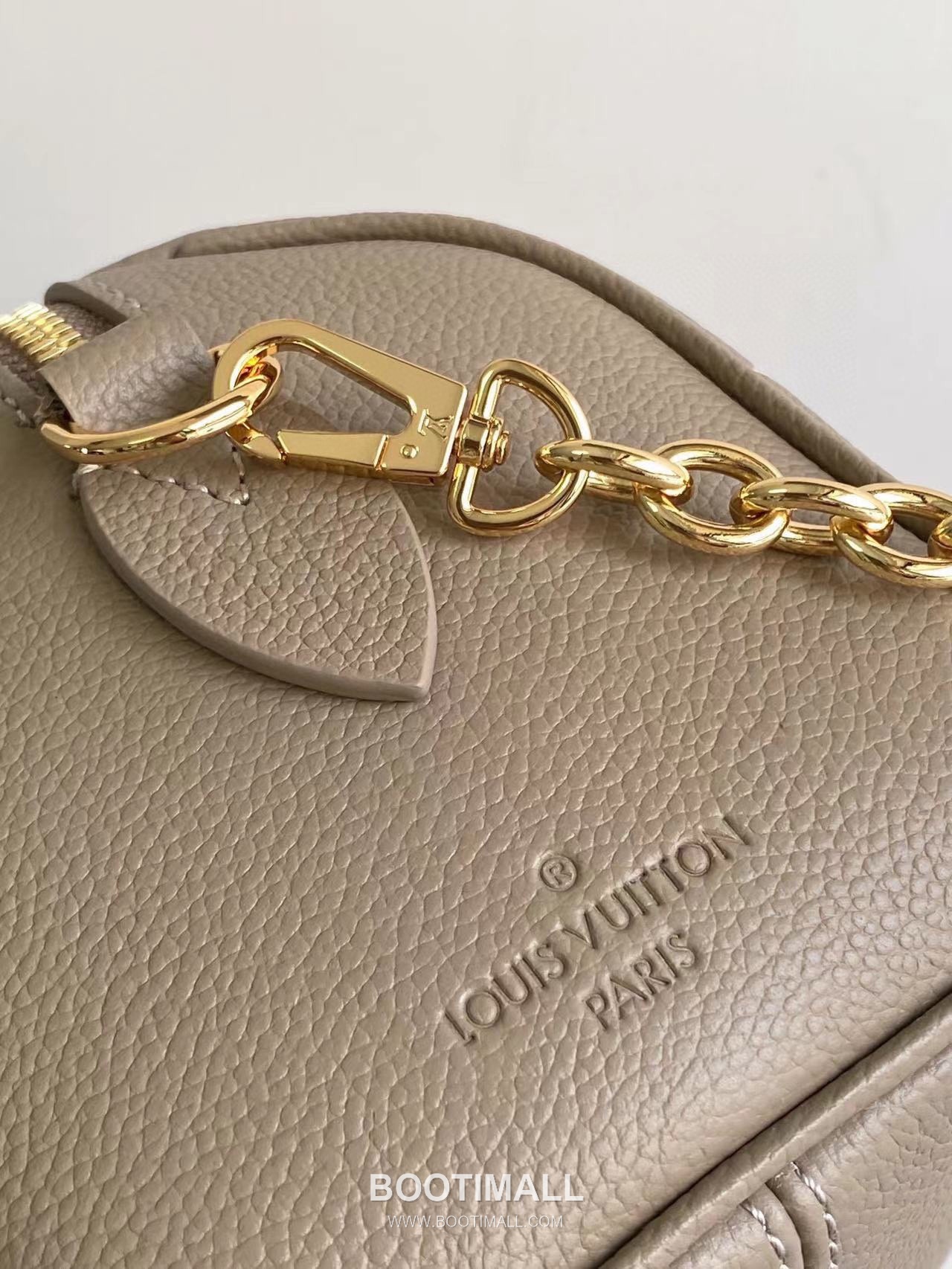 Louis Vuitton Speedy Bandoulière 20 Calfskin Leather Duffle Bag with Chain Strap Lock Detail 루이비통 스피디 반둘리에 20 카프스킨 레더 더플백 M46575 20.5cm 7