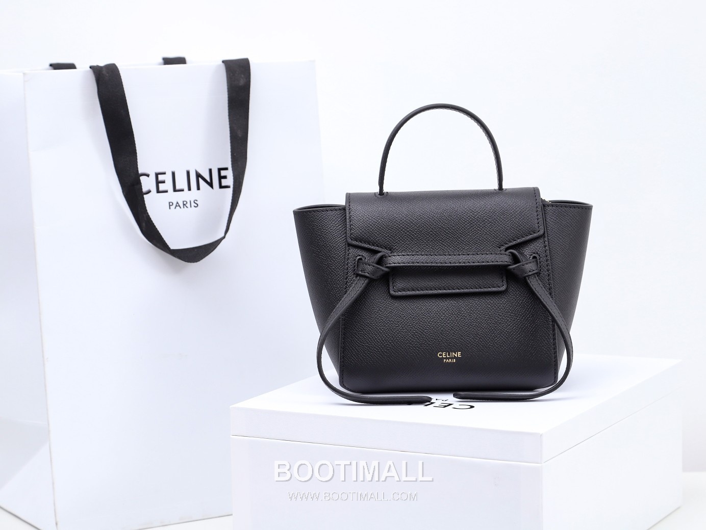 Celine Calfskin Leather Crossbody Bag with Flap Zip Strap Detail 셀린느 카프스킨 레더 크로스바디백 194263 15cm 1