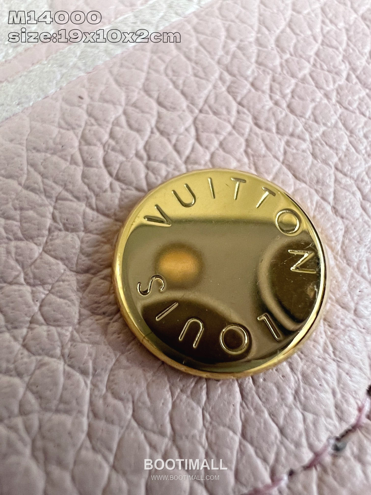 Louis Vuitton Sarah Monogram Empreinte Calfskin Leather Wallet with Flap Snap Card Slot Detail 루이비통 사라 모노그램 앙프렝뜨 카프스킨 레더 장지갑 M14000 19cm 3