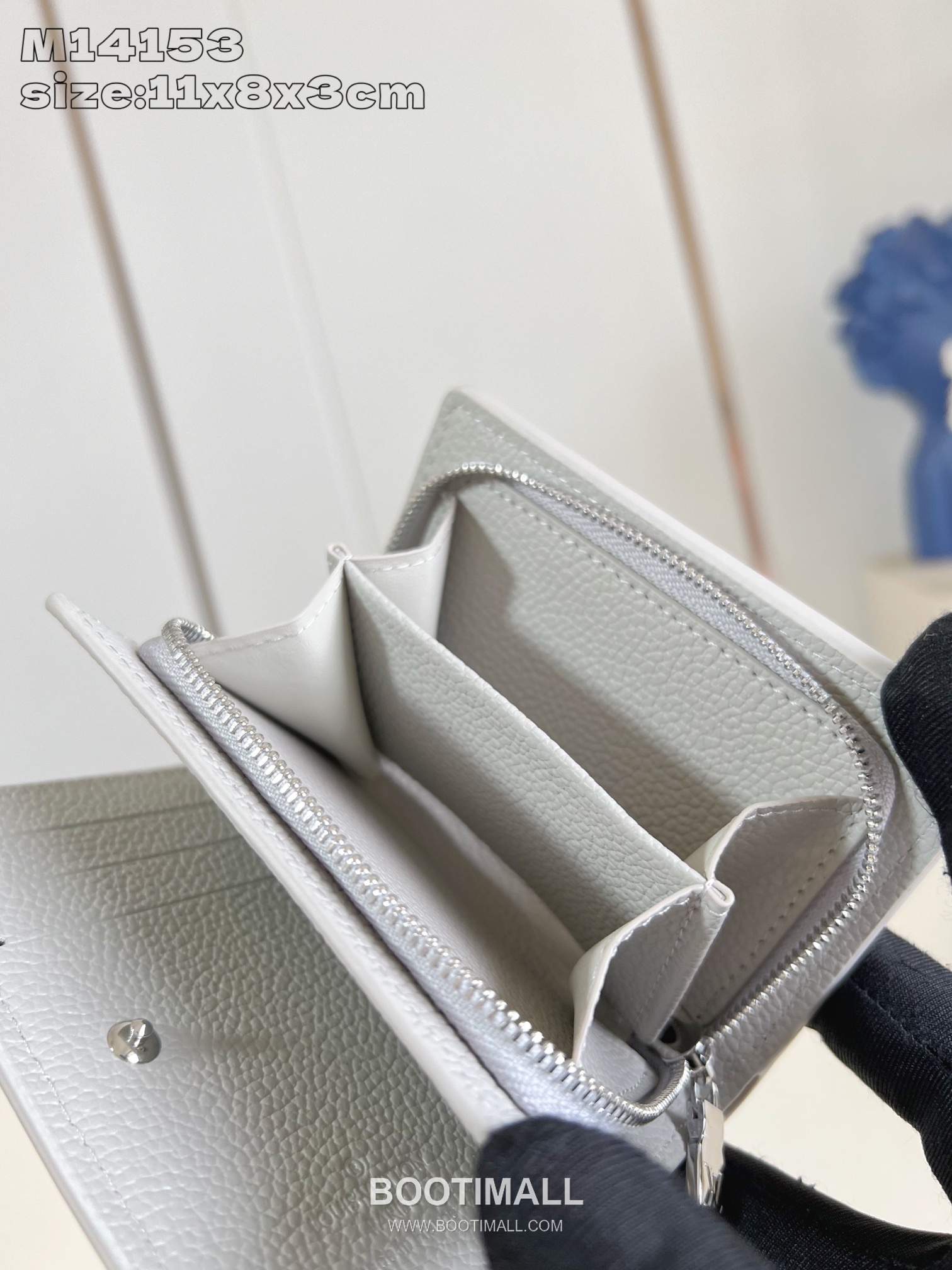 Louis Vuitton Cléa Wallet Monogram Empreinte Leather Zip Coin Pocket Card Holder 루이비통 클레아 모노그램 앙프렝뜨 레더 집 코인 카드지갑 M14153 11cm 8