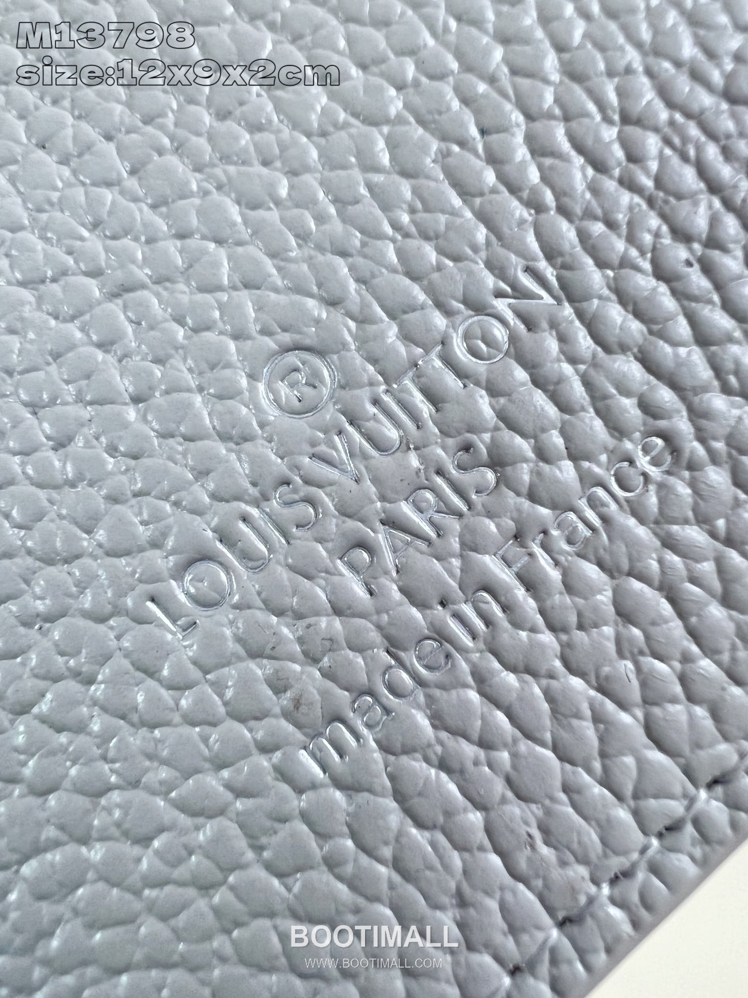 Louis Vuitton Victorine Wallet Monogram Empreinte Leather Snap Button Card Holder with Coin Pocket 루이비통 빅토린 모노그램 앙프렝뜨 레더 스냅 버튼 카드지갑 M13798 12cm 6