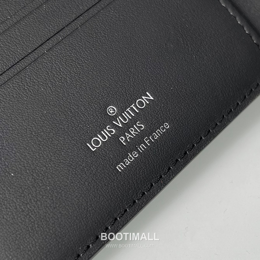 Louis Vuitton Multiple Wallet Taurillon Crocodile Ostrich Leather Bifold Card Holder 루이비통 멀티플 토리옹 크로커다일 오스트리치 레더 반지갑 카드홀더 M84689 11.5cm 5