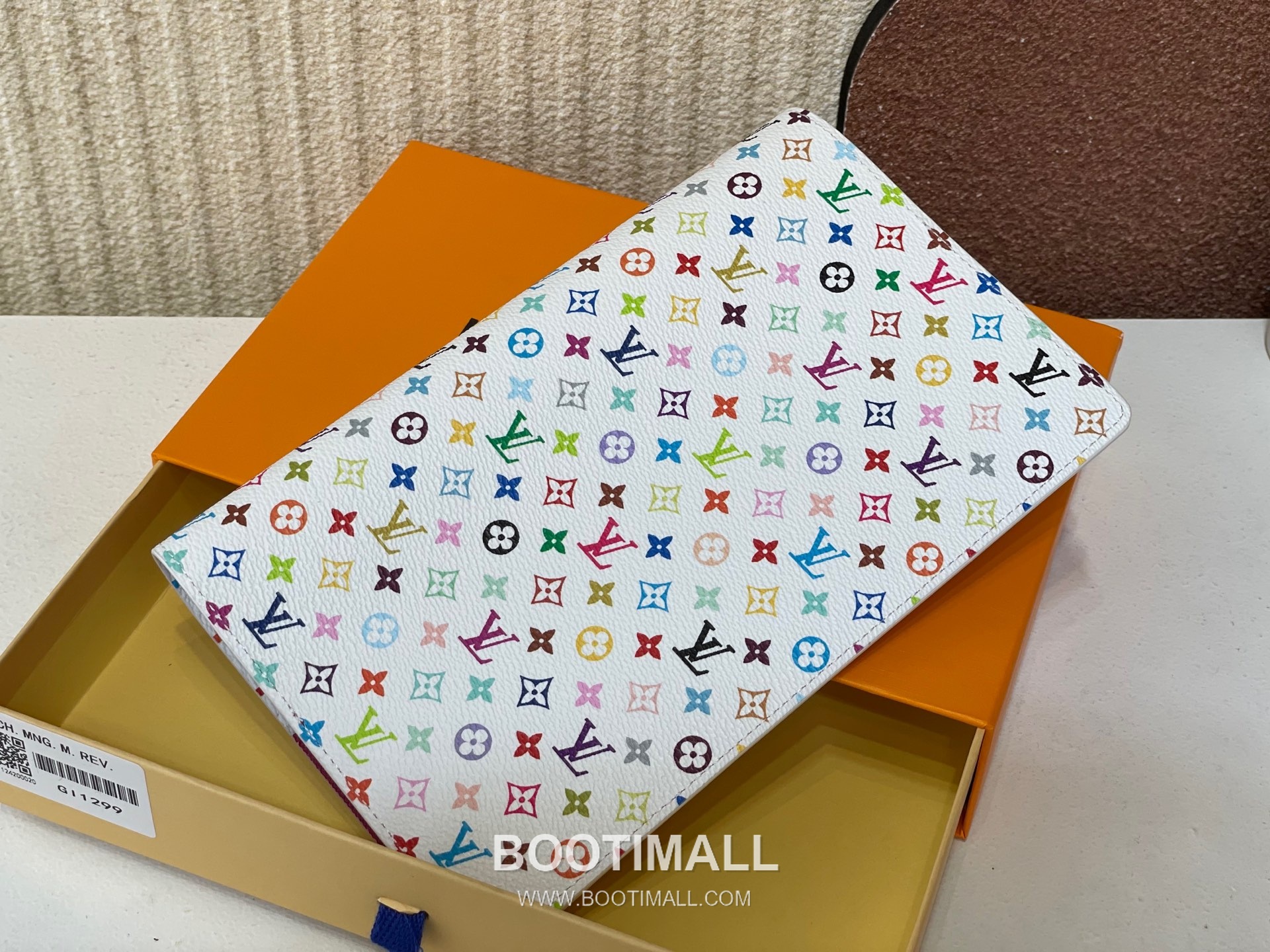 Louis Vuitton Emily Notebook Cover Monogram Multicolor Canvas Leather Flap Organizer 루이비통 에밀리 모노그램 멀티컬러 캔버스 레더 플랩 노트커버 GI1299 22.5cm 1
