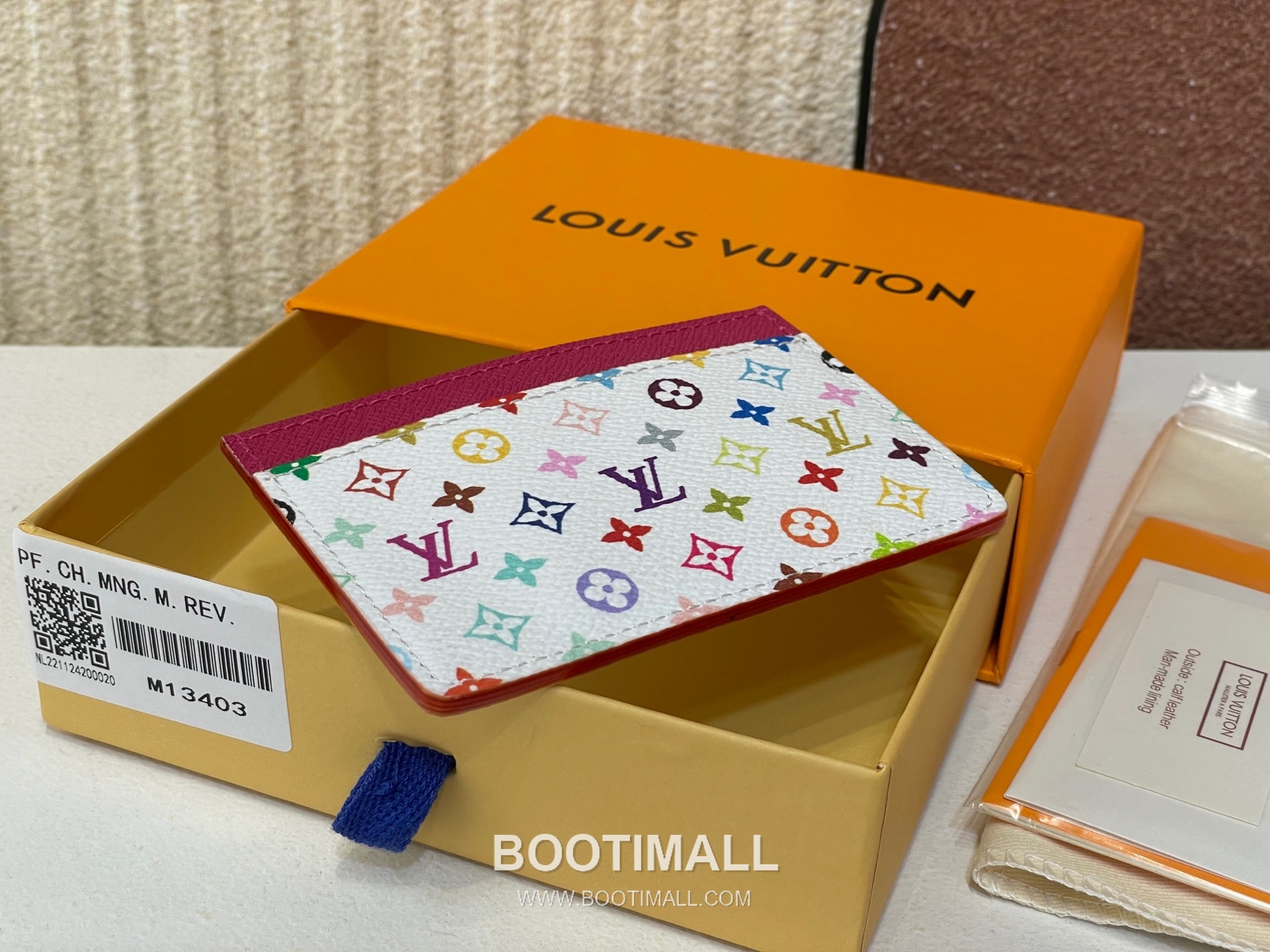 Louis Vuitton Card Holder Monogram Multicolor Canvas Slim Card Holder with Dual Slots 루이비통 모노그램 멀티컬러 캔버스 슬림 카드지갑 듀얼 슬롯 M13403 11cm 3