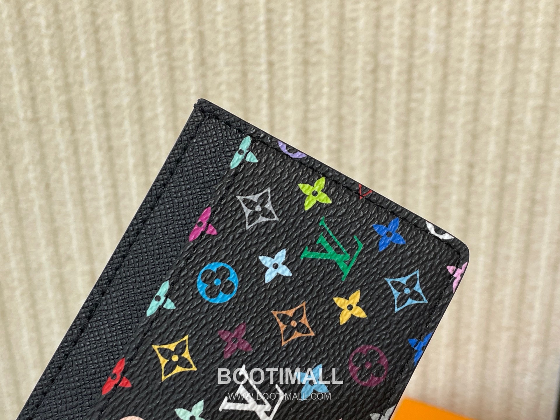 Louis Vuitton Card Holder Monogram Multicolor Coated Canvas Slim Card Holder with Dual Slots 루이비통 모노그램 멀티컬러 코팅 캔버스 슬림 카드지갑 듀얼 슬롯 M13403 11cm 5