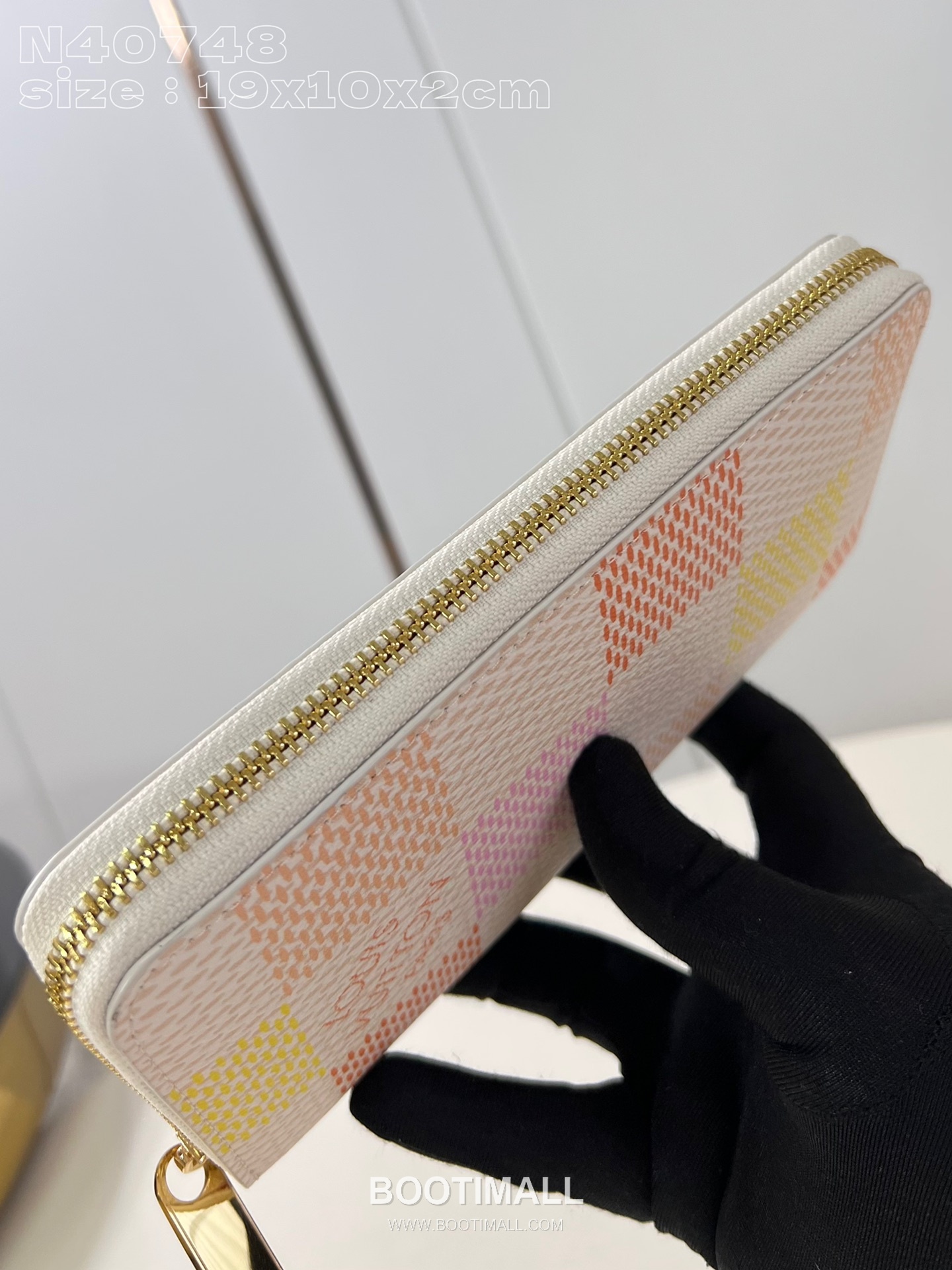 Louis Vuitton Zippy Wallet Damier Canvas Zip Around Long Wallet with Card Slots 루이비통 지피 월렛 다미에 캔버스 집 어라운드 장지갑 카드슬롯 N40748 19.5cm 6