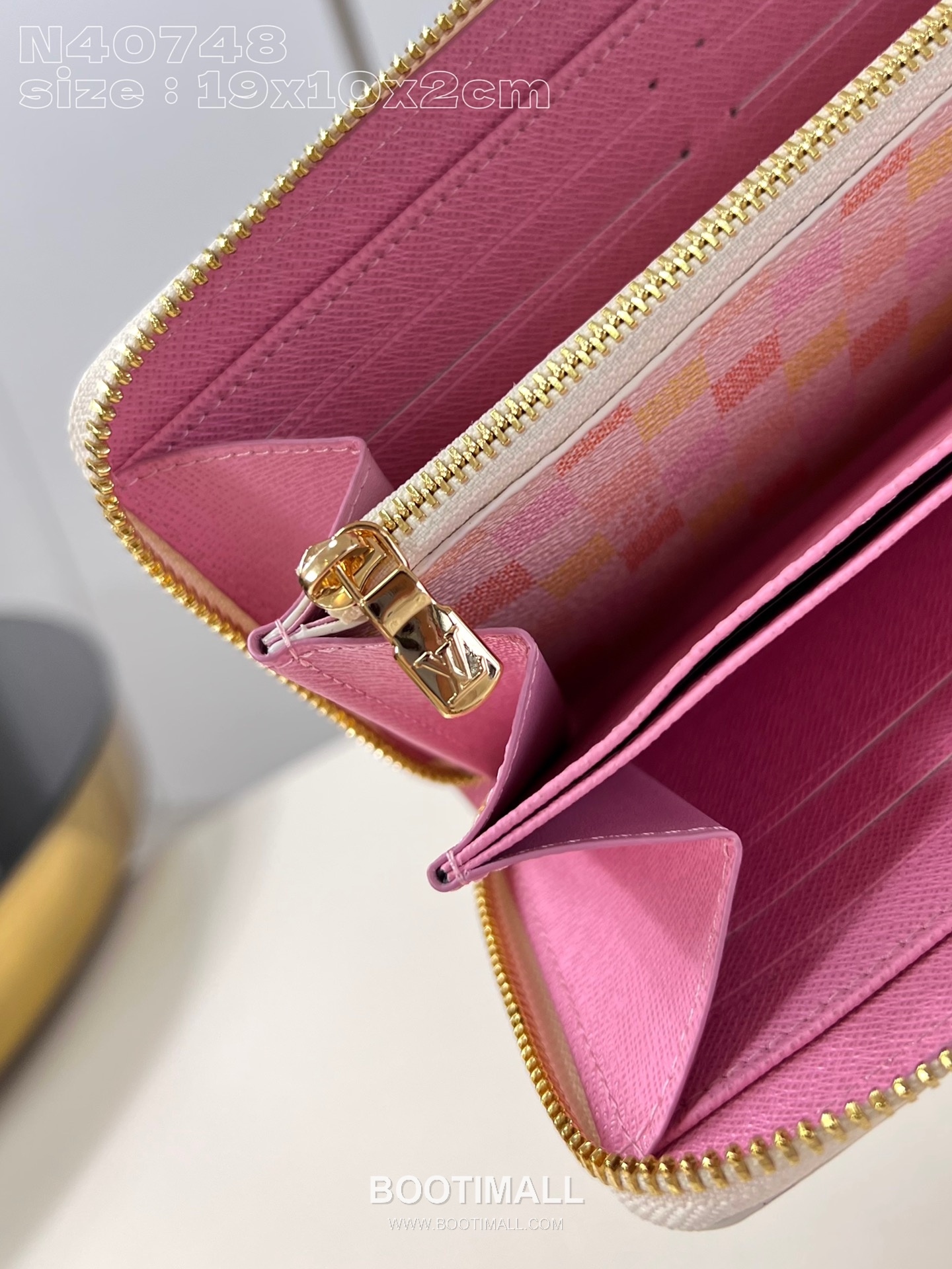 Louis Vuitton Zippy Wallet Damier Canvas Zip Around Long Wallet with Card Slots 루이비통 지피 월렛 다미에 캔버스 집 어라운드 장지갑 카드슬롯 N40748 19.5cm 8