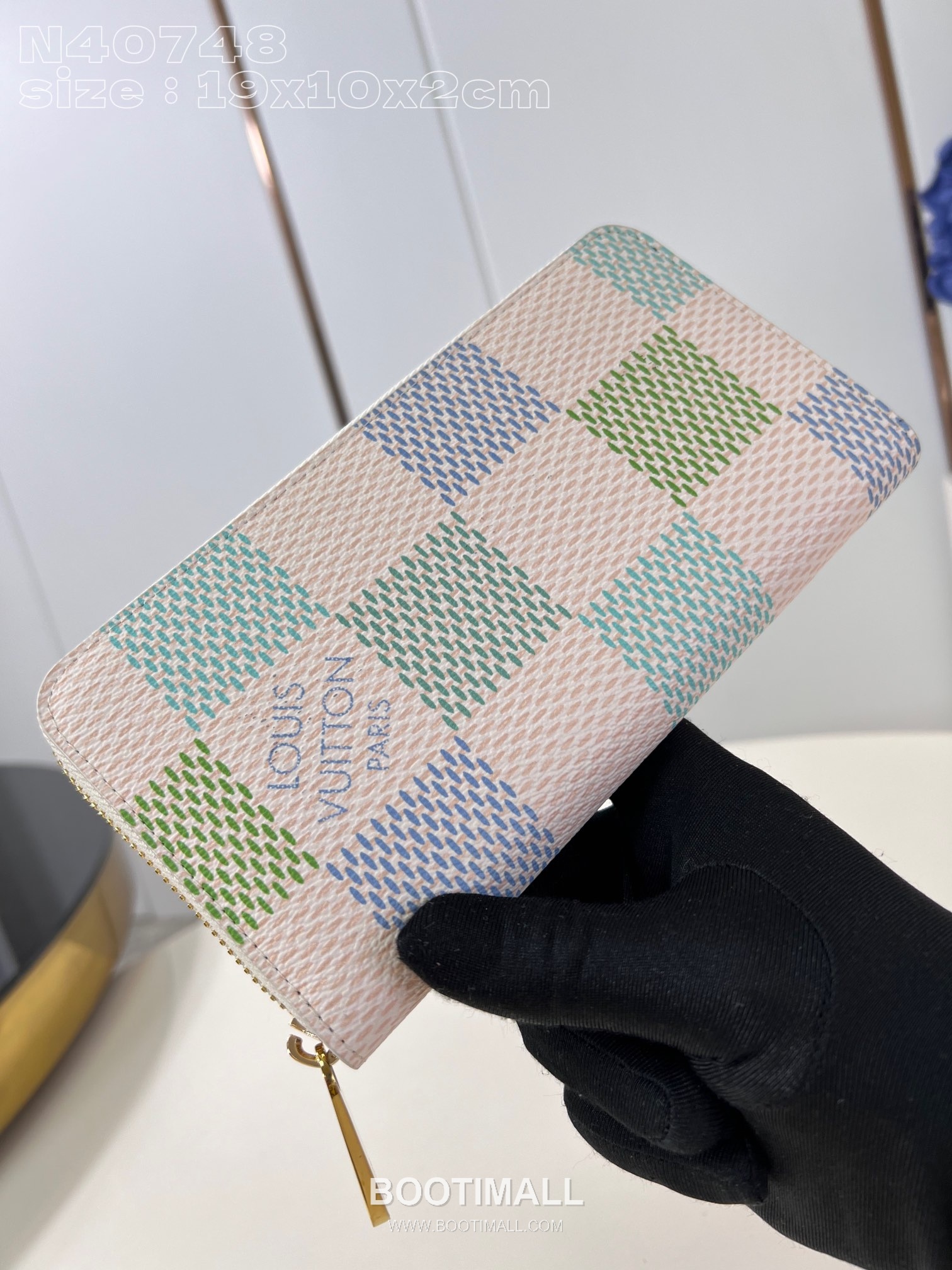 Louis Vuitton Zippy Wallet Damier Canvas Zip Around Long Wallet with Card Slots 루이비통 지피 월렛 다미에 캔버스 집 어라운드 장지갑 카드슬롯 N40748 19.5cm 2
