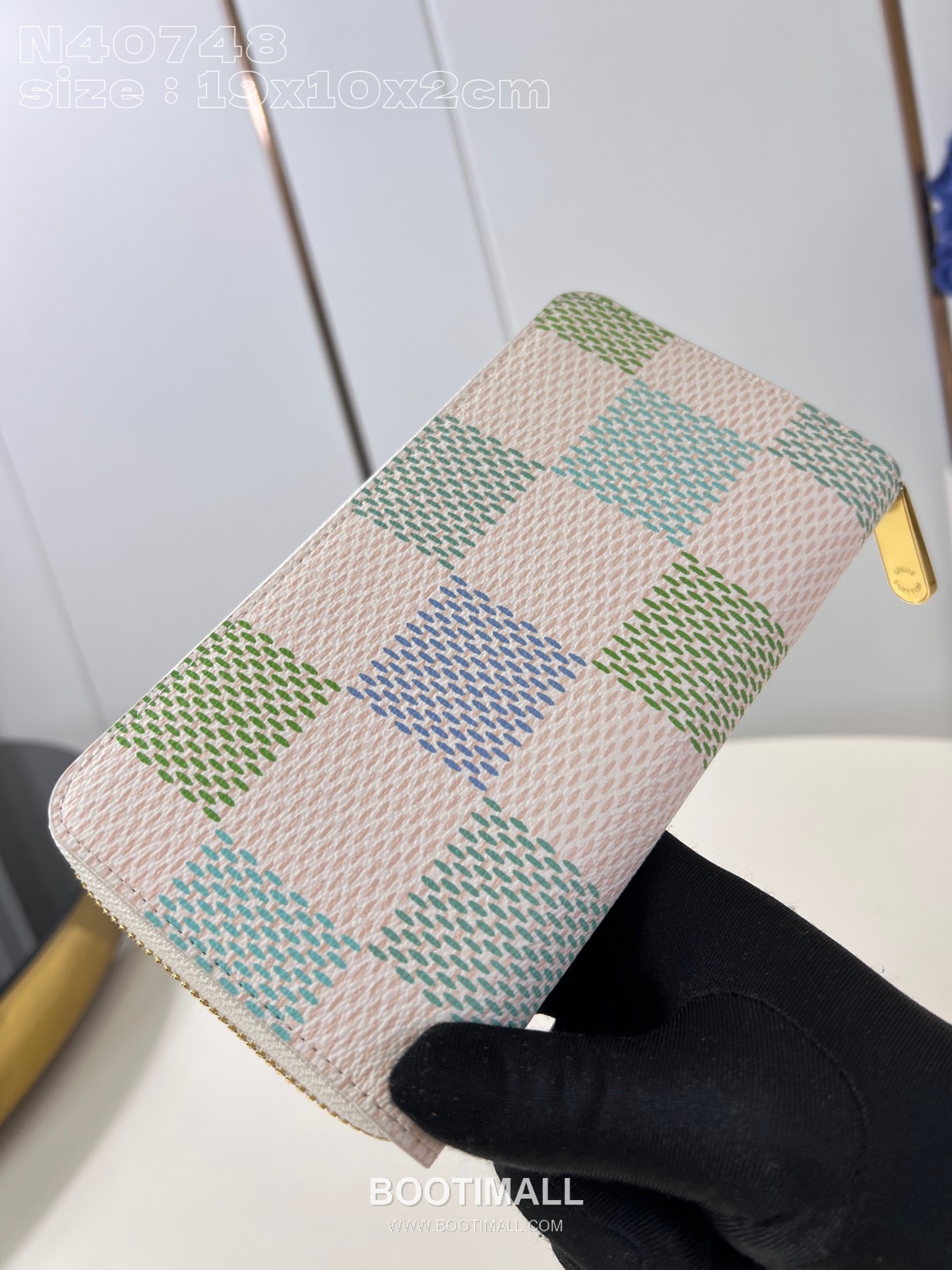 Louis Vuitton Zippy Wallet Damier Canvas Zip Around Long Wallet with Card Slots 루이비통 지피 월렛 다미에 캔버스 집 어라운드 장지갑 카드슬롯 N40748 19.5cm 3