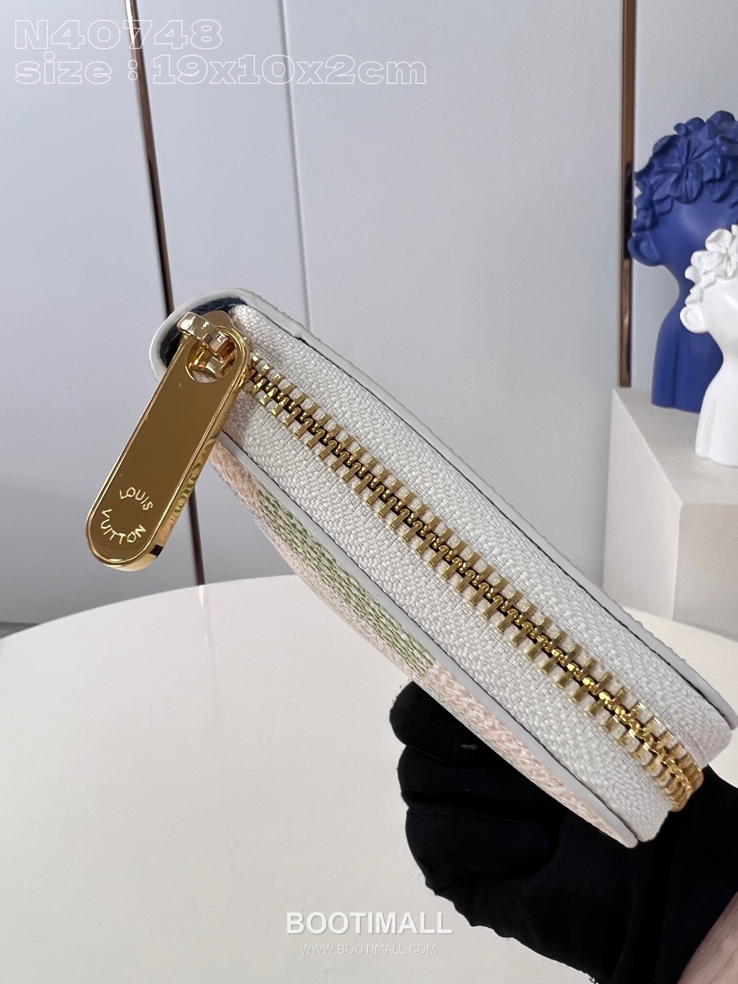 Louis Vuitton Zippy Wallet Damier Canvas Zip Around Long Wallet with Card Slots 루이비통 지피 월렛 다미에 캔버스 집 어라운드 장지갑 카드슬롯 N40748 19.5cm 4