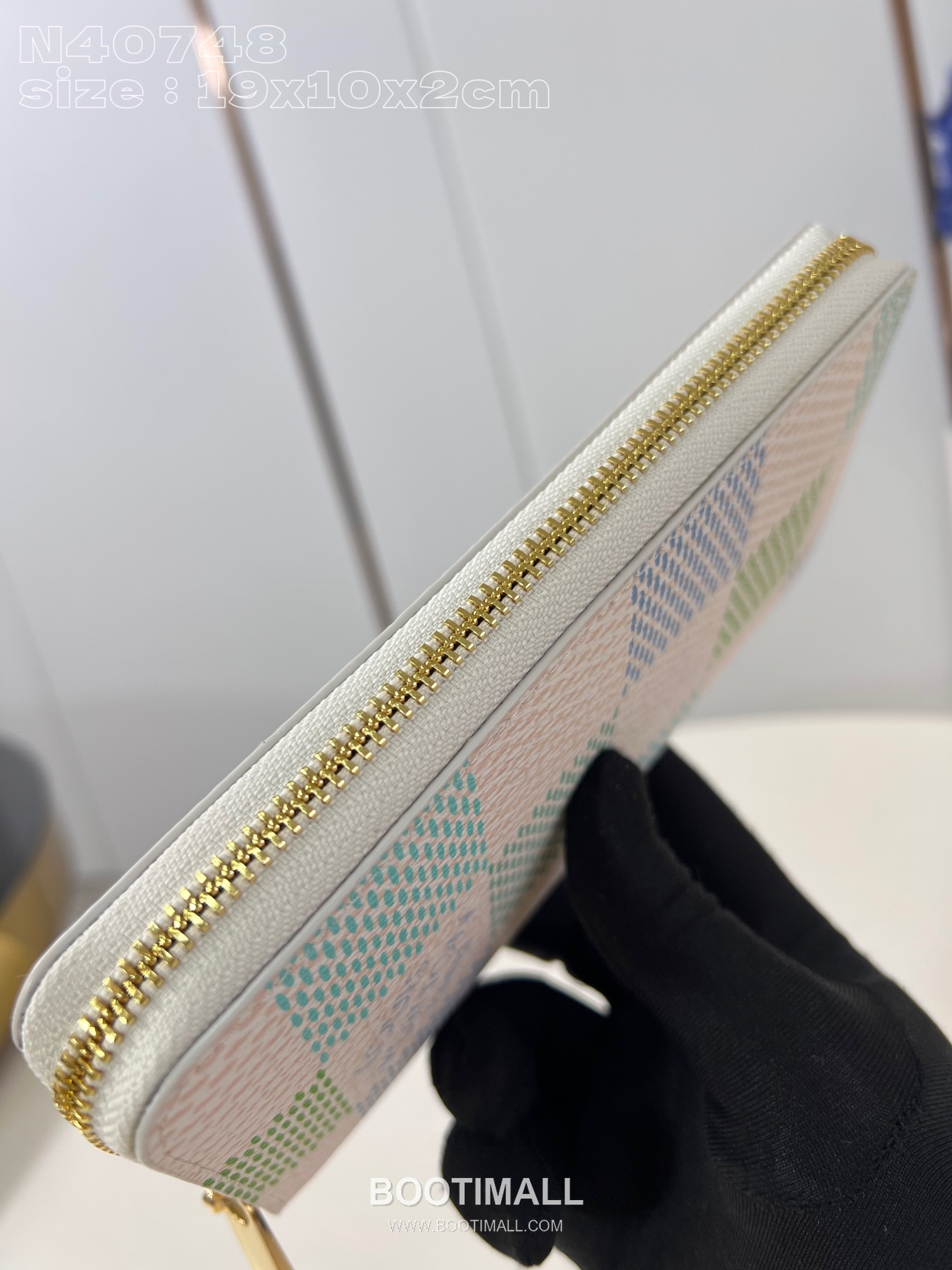 Louis Vuitton Zippy Wallet Damier Canvas Zip Around Long Wallet with Card Slots 루이비통 지피 월렛 다미에 캔버스 집 어라운드 장지갑 카드슬롯 N40748 19.5cm 5