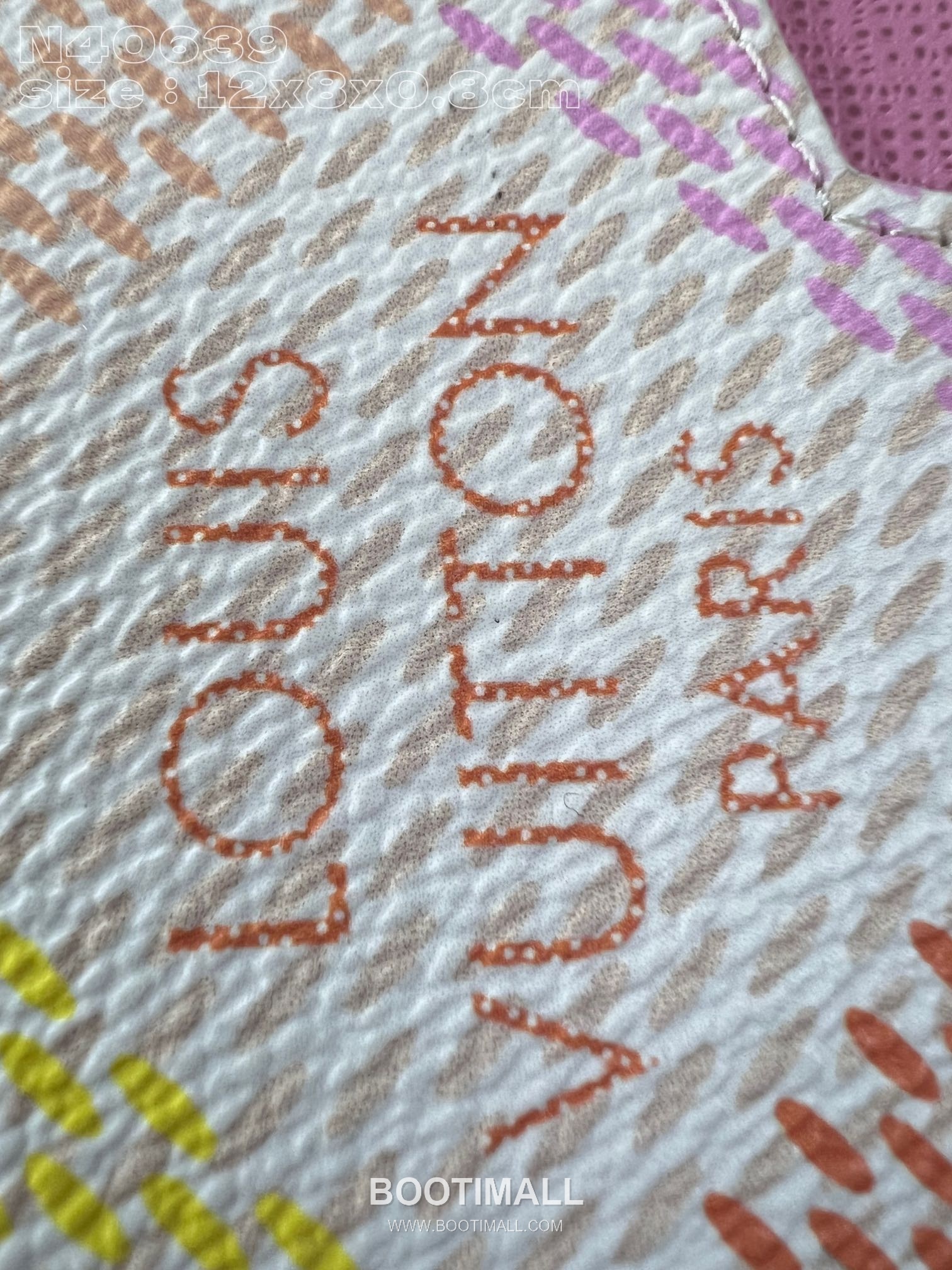 Louis Vuitton Romy Card Holder Damier Canvas Leather Zip Coin Pocket Slim Card Holder 루이비통 로미 다미에 캔버스 레더 집 코인포켓 슬림 카드지갑 N40639 12cm 2