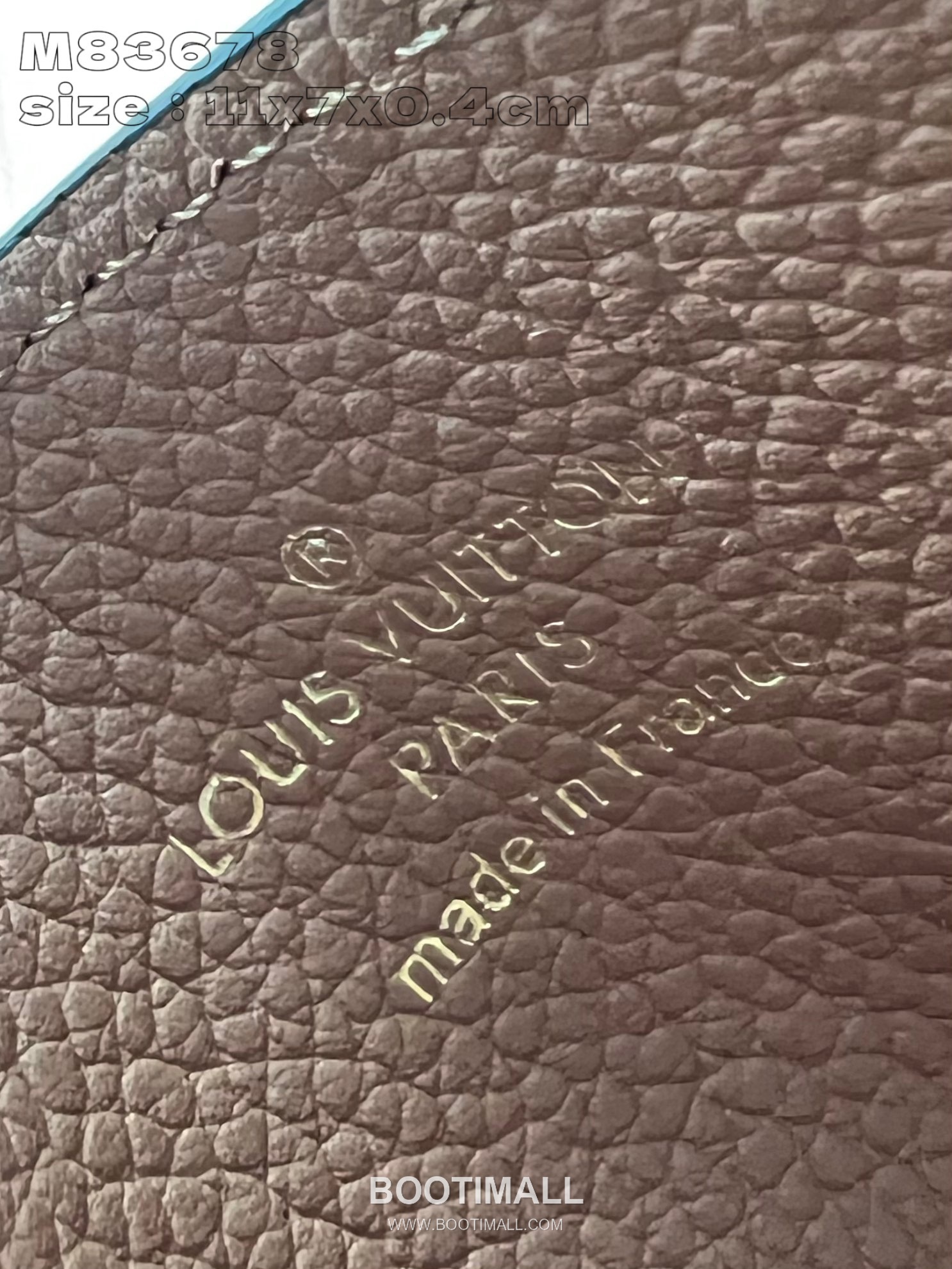 Louis Vuitton Card Holder Monogram Embossed Leather Slim Card Holder with Central Pocket 루이비통 모노그램 엠보싱 레더 슬림 카드지갑 센트럴 포켓 M83678 11cm 7