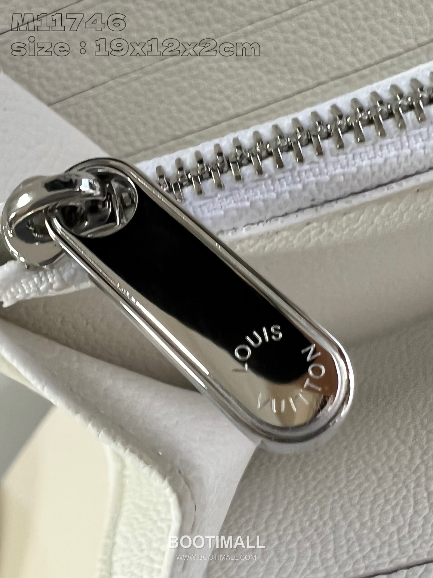 Louis Vuitton Iris Wallet Perforated Calfskin Leather Flap Long Wallet with Zip Coin Pocket 루이비통 아이리스 퍼포레이티드 카프스킨 레더 플랩 장지갑 집 코인포켓 M11746 19cm 8