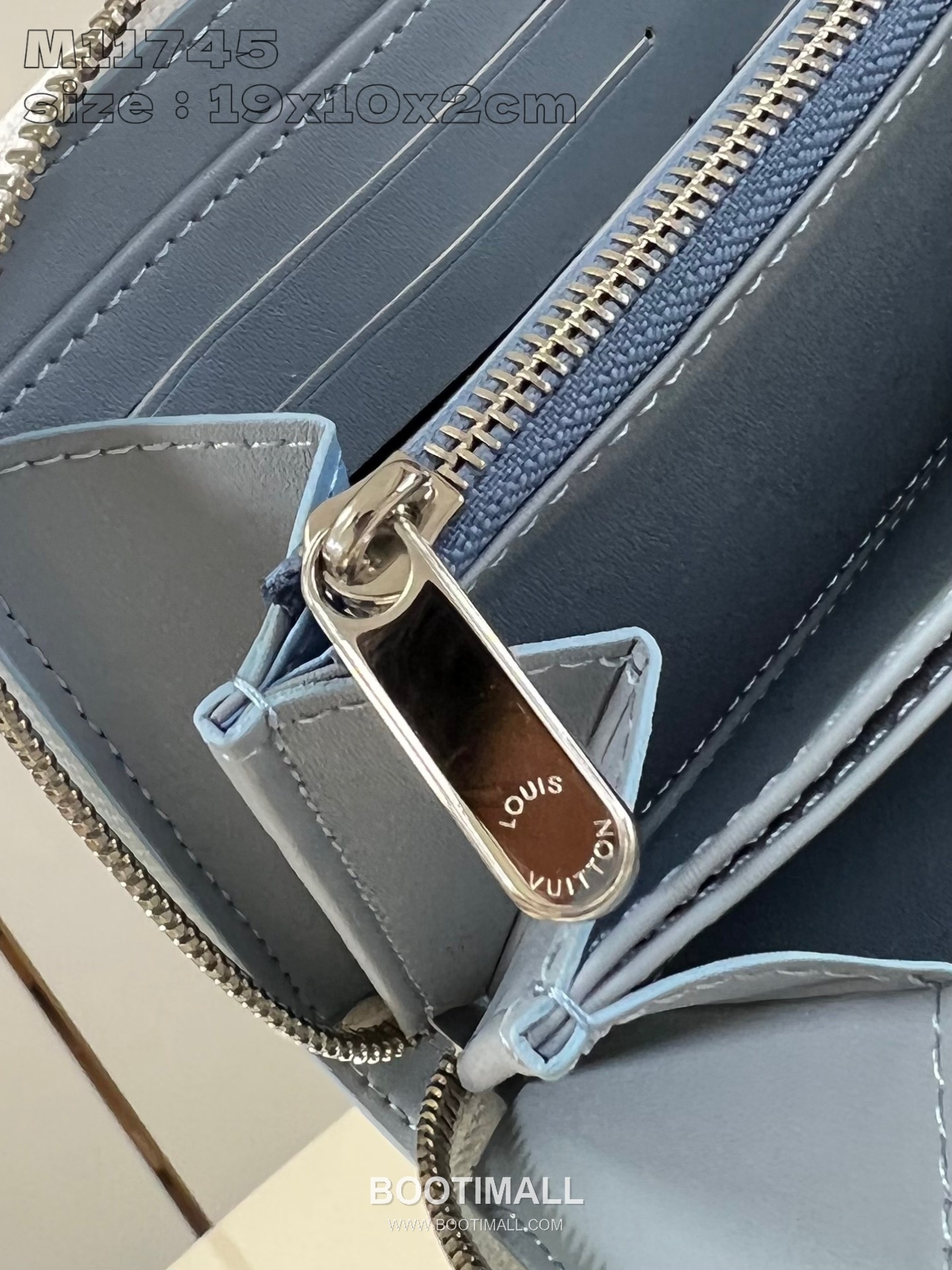 Louis Vuitton Zippy Wallet Mahina Calfskin Leather Zip Around Long Wallet with Card Slots 루이비통 지피 월렛 마히나 카프스킨 레더 집 어라운드 장지갑 카드슬롯 M11745 19.5cm 7