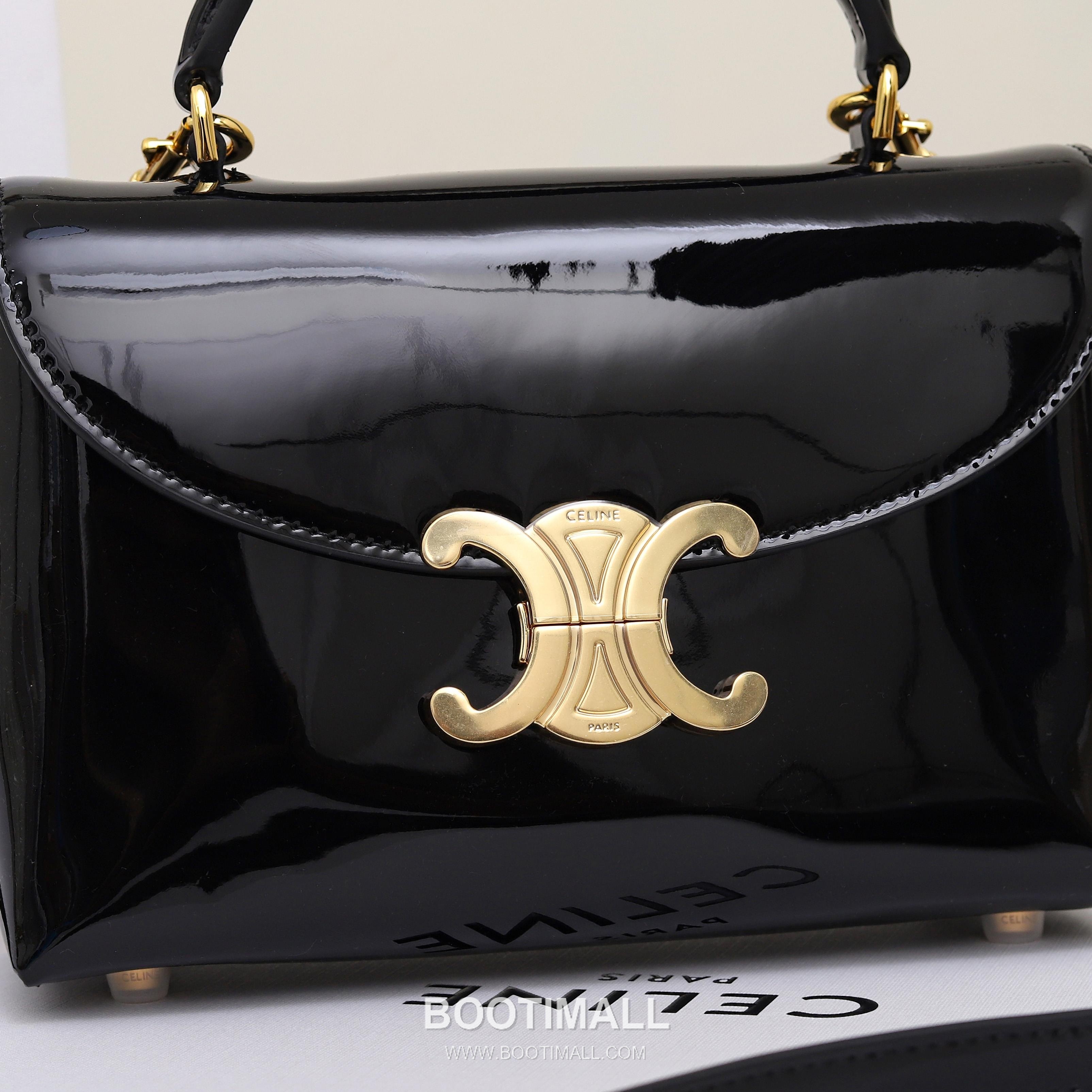 Celine Teen Classic Box Bag Calfskin Leather Crossbody Bag with Metal Lock 셀린느 틴 클래식 박스 카프스킨 레더 크로스바디백 메탈락 118113 20cm 14