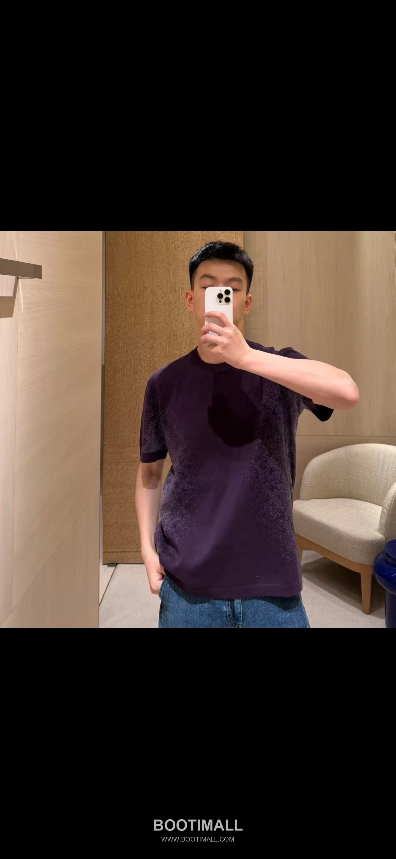 Louis Vuitton 2026SS Damier Jacquard Cotton Blend Knit T-Shirt with Embroidery 루이비통 2026SS 다미에 자카드 코튼 혼방 니트 반팔 티셔츠 자수 2