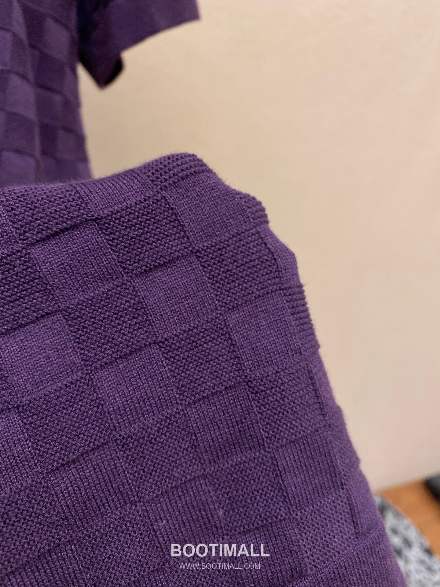 Louis Vuitton 2026SS Damier Jacquard Cotton Blend Knit T-Shirt with Embroidery 루이비통 2026SS 다미에 자카드 코튼 혼방 니트 반팔 티셔츠 자수 11