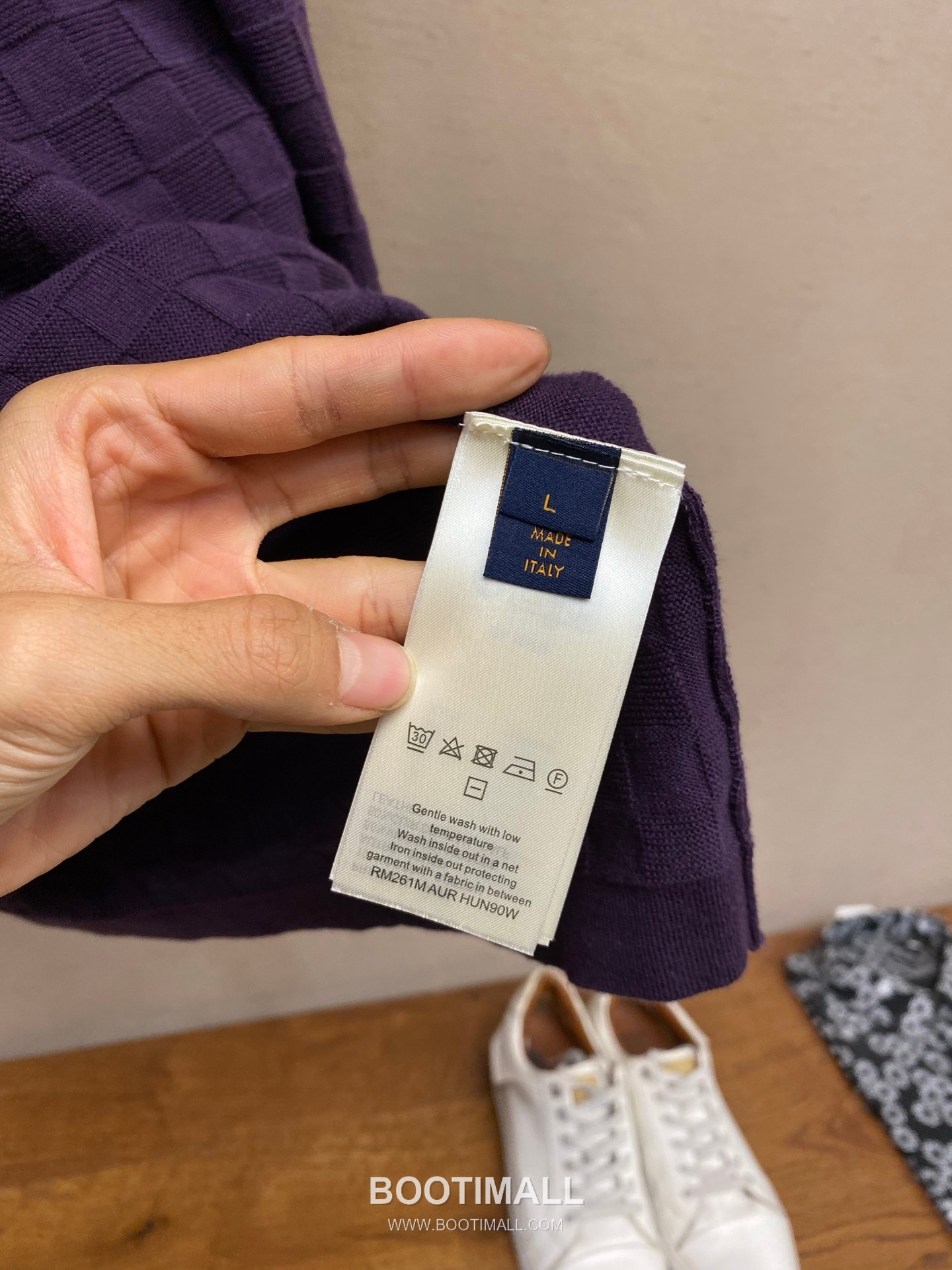 Louis Vuitton 2026SS Damier Jacquard Cotton Blend Knit T-Shirt with Embroidery 루이비통 2026SS 다미에 자카드 코튼 혼방 니트 반팔 티셔츠 자수 13