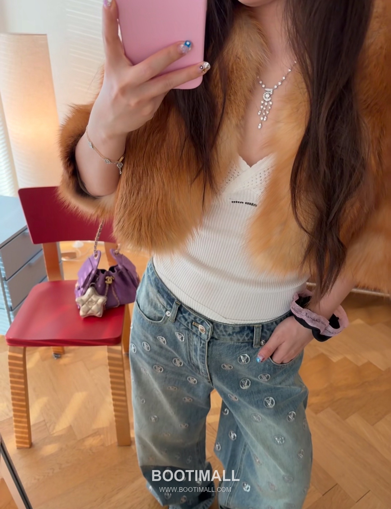 Louis Vuitton 2026SS Monogram Sequin Logo Cotton Denim Pants 루이비통 2026SS 모노그램 시퀸 로고 코튼 데님 팬츠 5