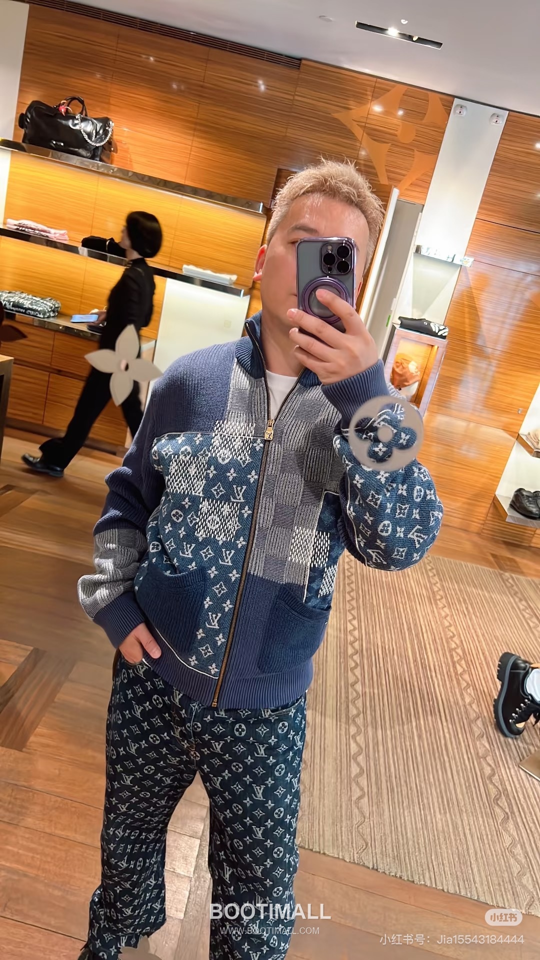 Louis Vuitton 2026SS Patchwork Monogram Damier Cotton Zip Jacket 루이비통 2026SS 패치워크 모노그램 다미에 코튼 집업 재킷 2