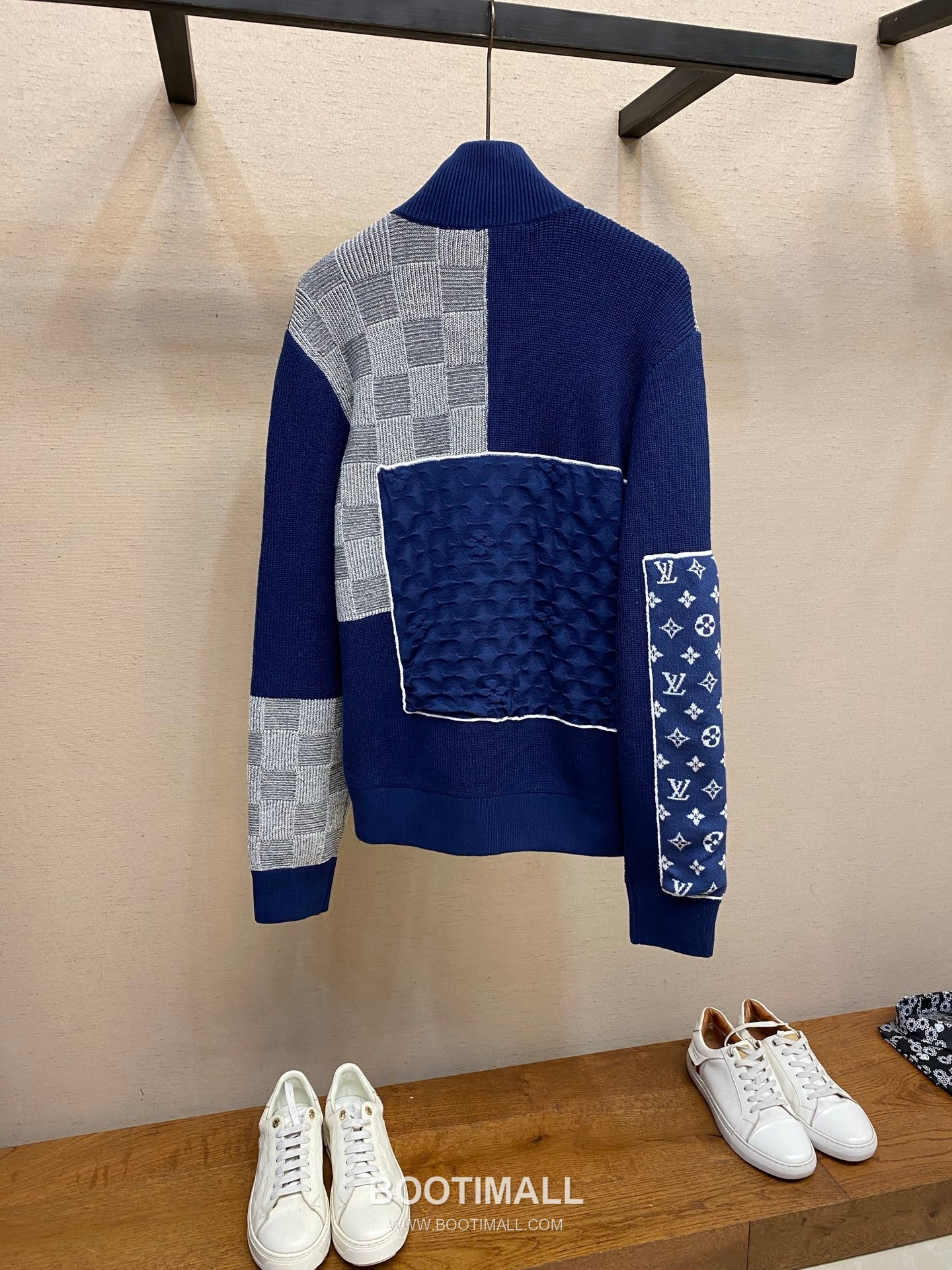 Louis Vuitton 2026SS Patchwork Monogram Damier Cotton Zip Jacket 루이비통 2026SS 패치워크 모노그램 다미에 코튼 집업 재킷 5