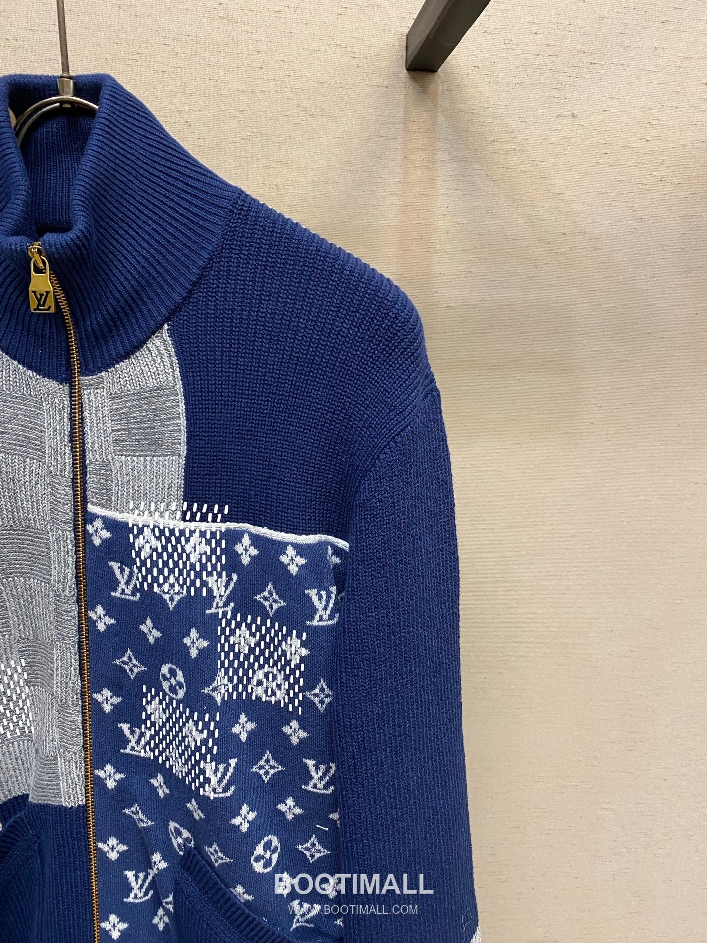 Louis Vuitton 2026SS Patchwork Monogram Damier Cotton Zip Jacket 루이비통 2026SS 패치워크 모노그램 다미에 코튼 집업 재킷 6
