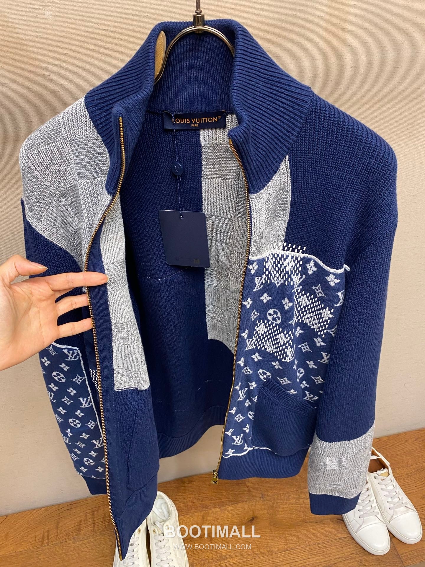 Louis Vuitton 2026SS Patchwork Monogram Damier Cotton Zip Jacket 루이비통 2026SS 패치워크 모노그램 다미에 코튼 집업 재킷 9