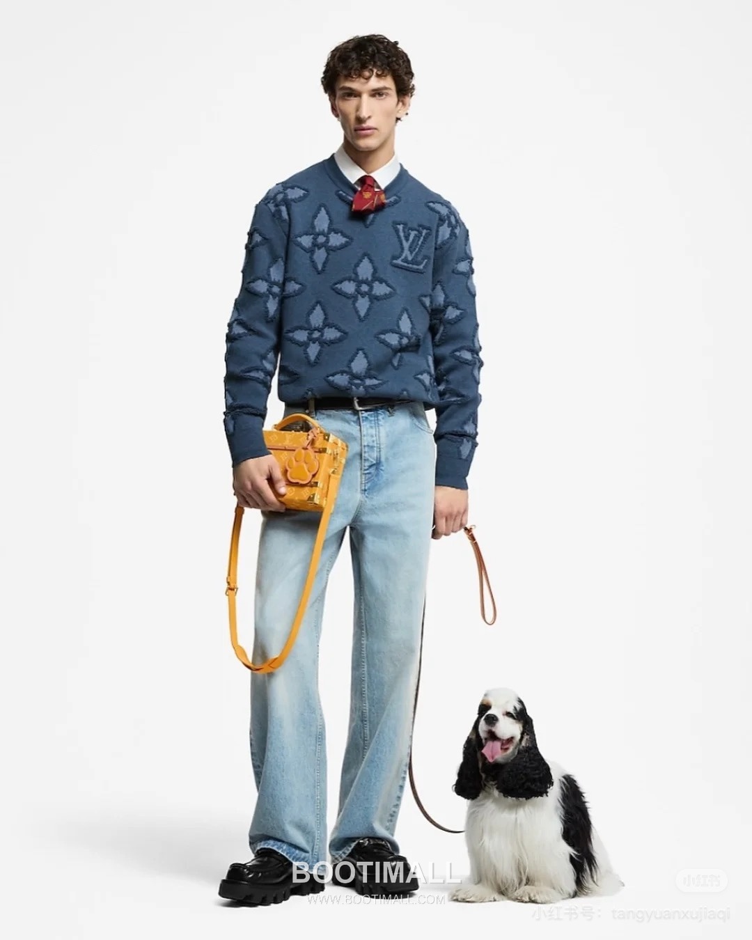 Louis Vuitton 2026SS Washed Cotton Denim Wide Leg Pants with Embroidered Logo 루이비통 2026SS 워시드 코튼 데님 와이드 레그 팬츠 자수 로고 7