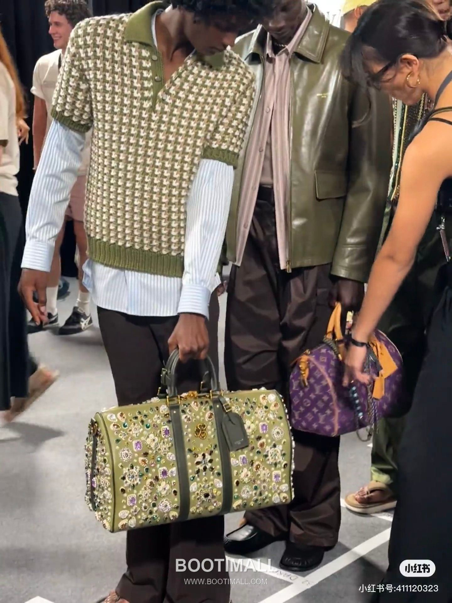 Louis Vuitton 2025SS Colorblock Jacquard Cotton Knit Polo Shirt 루이비통 2025SS 컬러블록 자카드 코튼 니트 폴로 셔츠 4