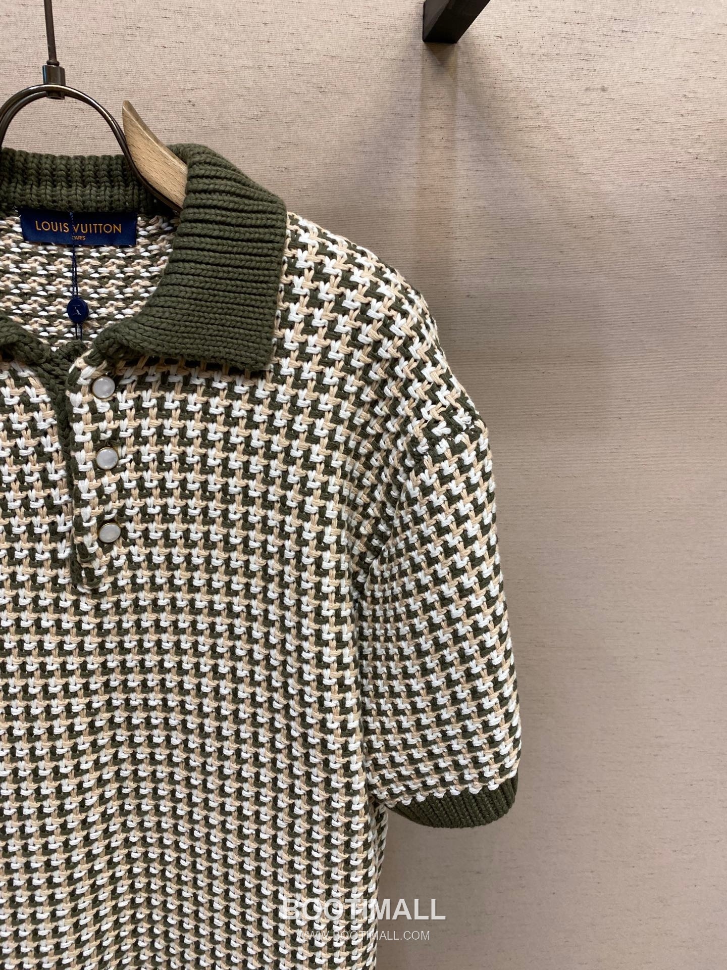 Louis Vuitton 2025SS Colorblock Jacquard Cotton Knit Polo Shirt 루이비통 2025SS 컬러블록 자카드 코튼 니트 폴로 셔츠 9