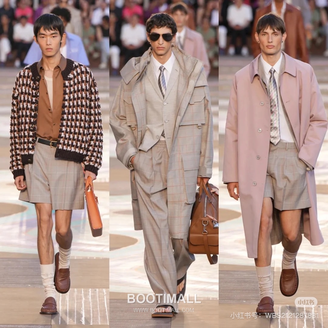 Louis Vuitton 2026FW Houndstooth Pattern Cotton Blend Knit Cardigan with Collar Detail 루이비통 2026FW 하운드투스 패턴 코튼 혼방 니트 가디건 카라 디테일 3