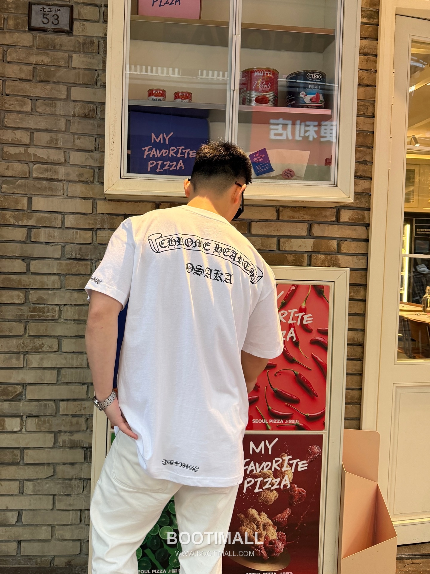 Chrome Hearts 2026SS Letter Logo Print Cotton T-Shirt 크롬하츠 2026SS 레터 로고 프린트 코튼 반팔 티셔츠 3