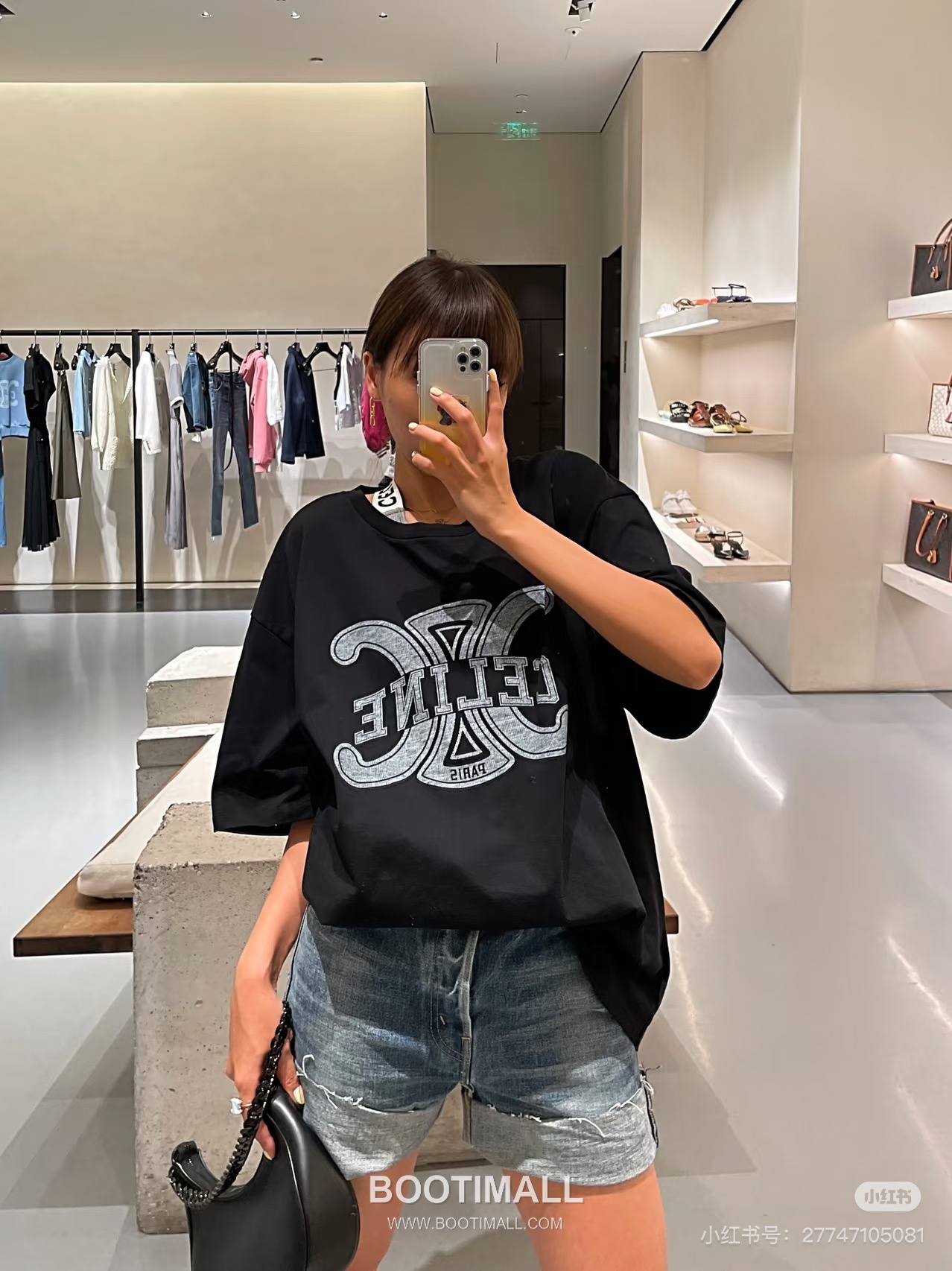 Celine 2026SS Graphic Print Cotton T-Shirt with Logo Detail 셀린느 2026SS 그래픽 프린트 코튼 반팔 티셔츠 로고 디테일 5