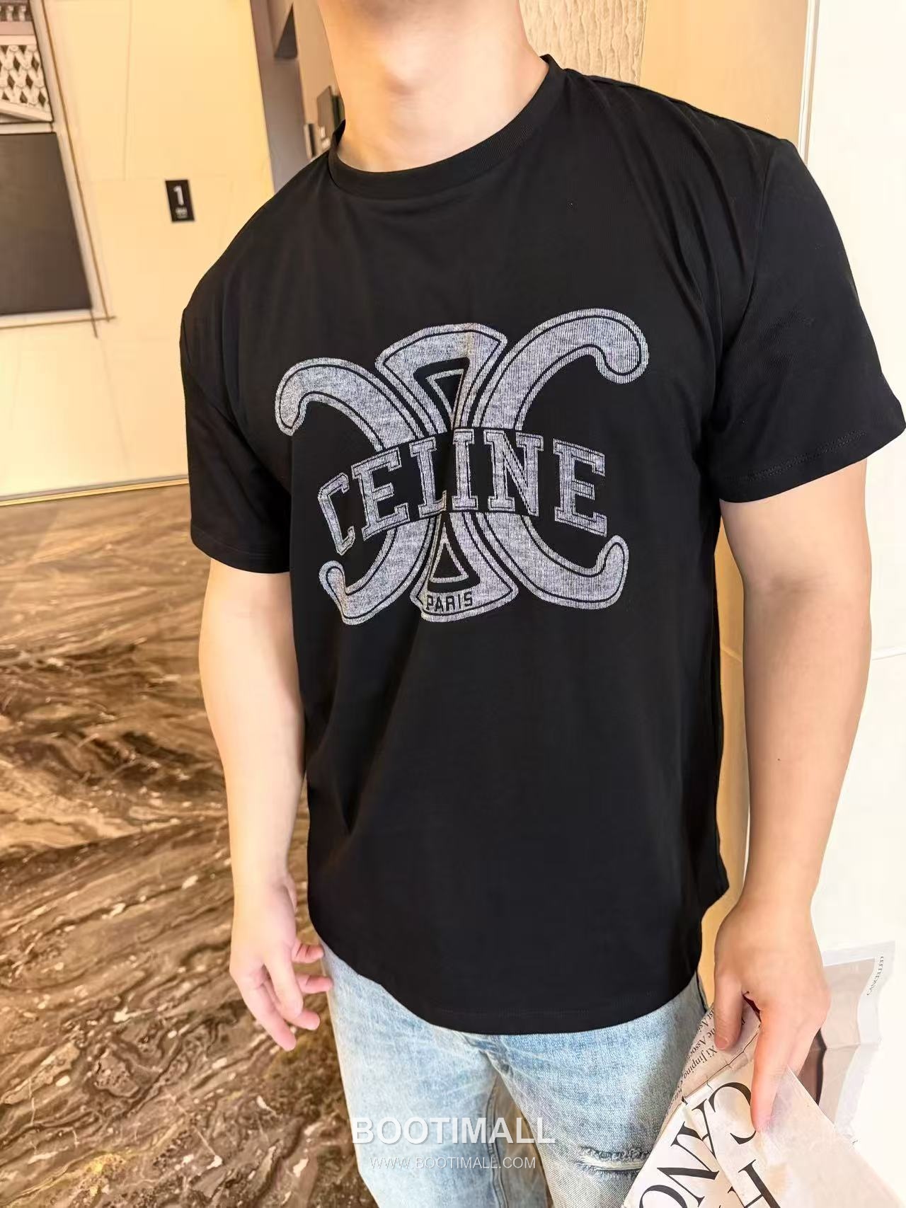 Celine 2026SS Graphic Print Cotton T-Shirt with Logo Detail 셀린느 2026SS 그래픽 프린트 코튼 반팔 티셔츠 로고 디테일 19