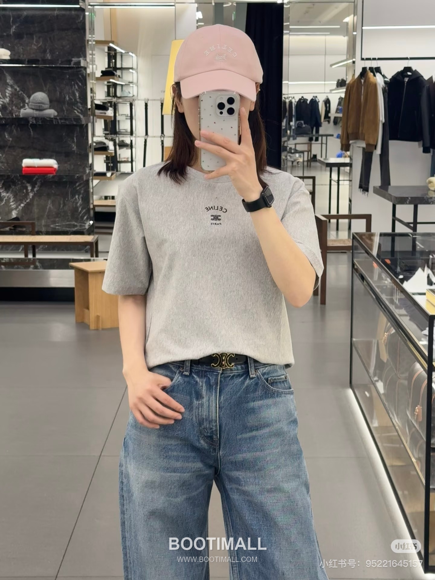 Celine 2026FW Triomphe Embroidered Cotton T-Shirt with Logo Detail 셀린느 2026FW 트리옹프 자수 코튼 반팔 티셔츠 로고 디테일 4