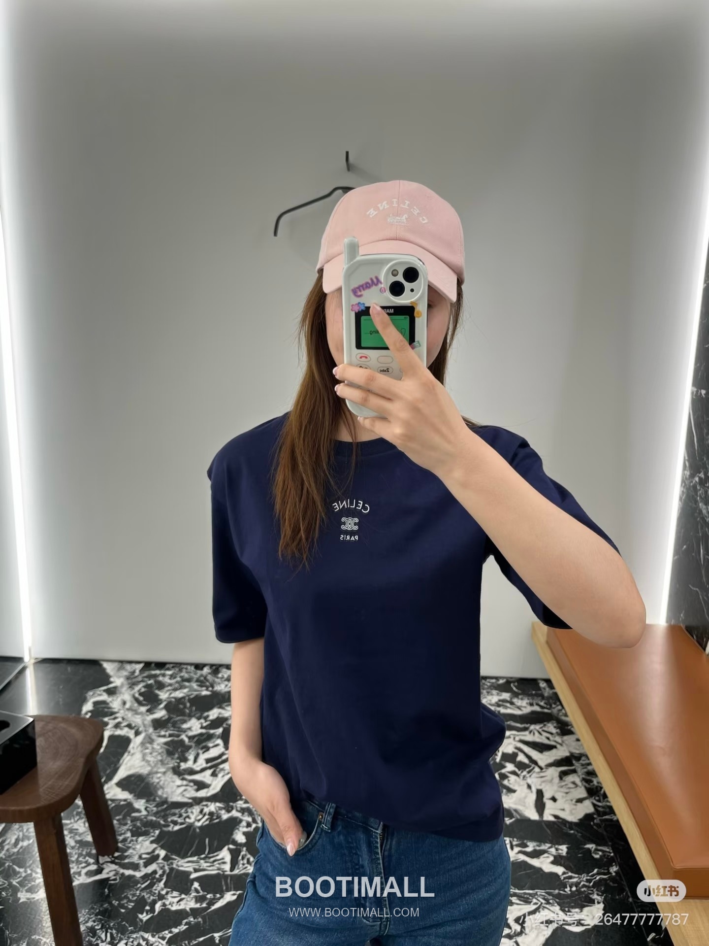 Celine 2026FW Triomphe Embroidered Cotton T-Shirt with Logo Detail 셀린느 2026FW 트리옹프 자수 코튼 반팔 티셔츠 로고 디테일 7