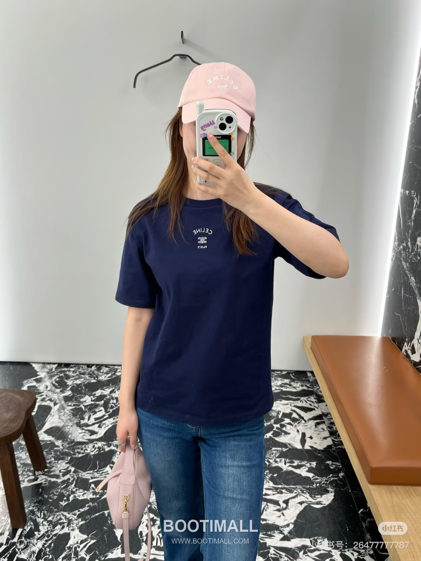 Celine 2026FW Triomphe Embroidered Cotton T-Shirt with Logo Detail 셀린느 2026FW 트리옹프 자수 코튼 반팔 티셔츠 로고 디테일 8