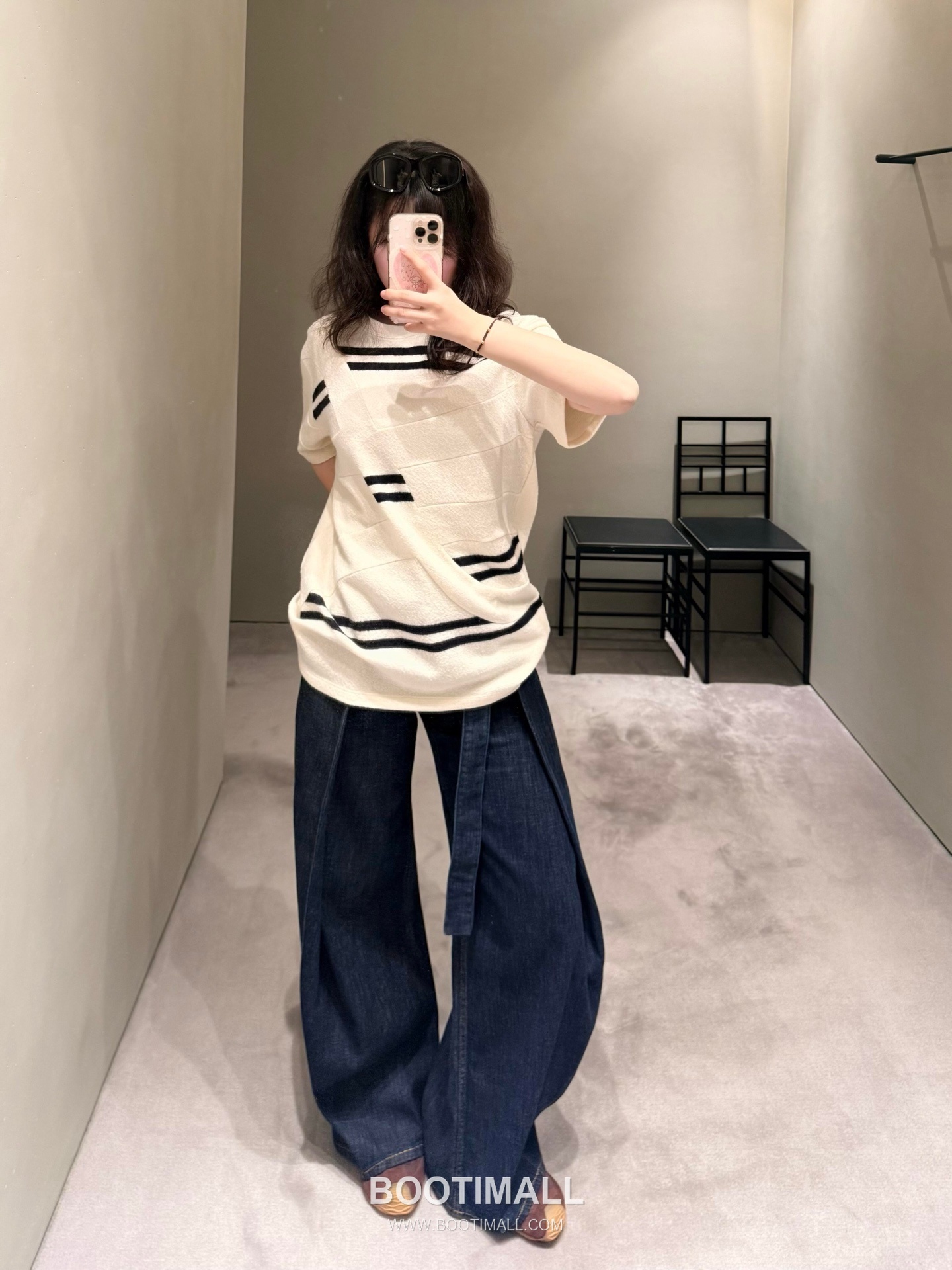 Loewe 2026FW Embroidered Wool Blend Knit T-Shirt with Jacquard Texture 로에베 2026FW 자수 울 혼방 니트 반팔 티셔츠 자카드 텍스처 21